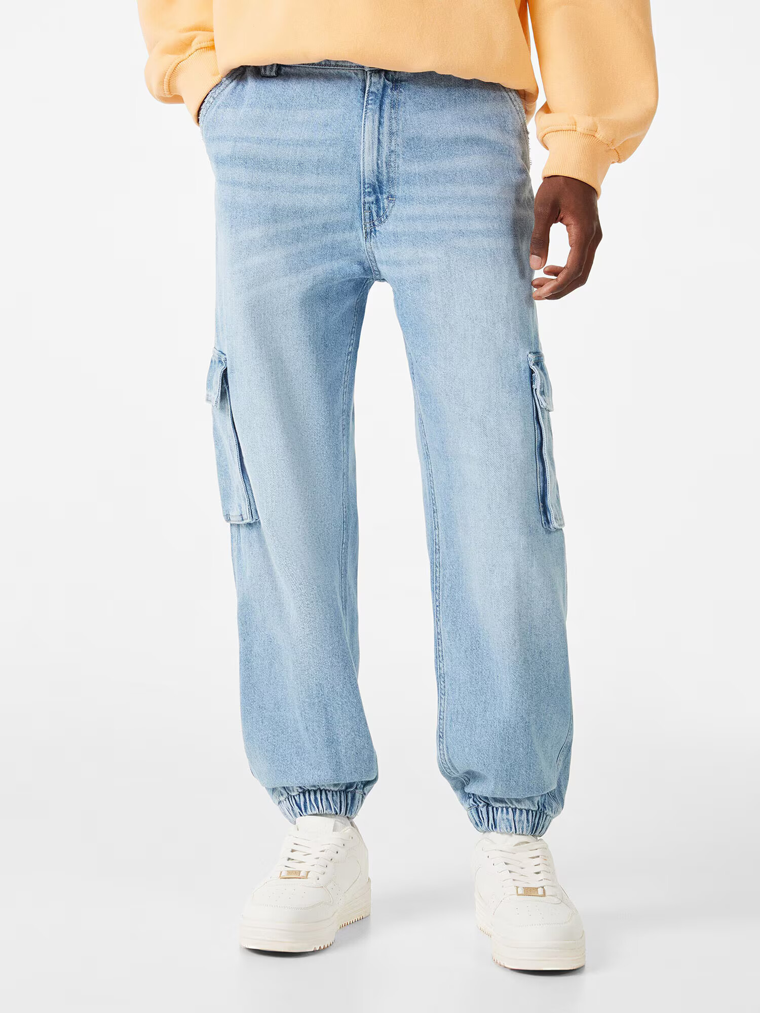 Bershka Jeans albastru denim - Pled.ro