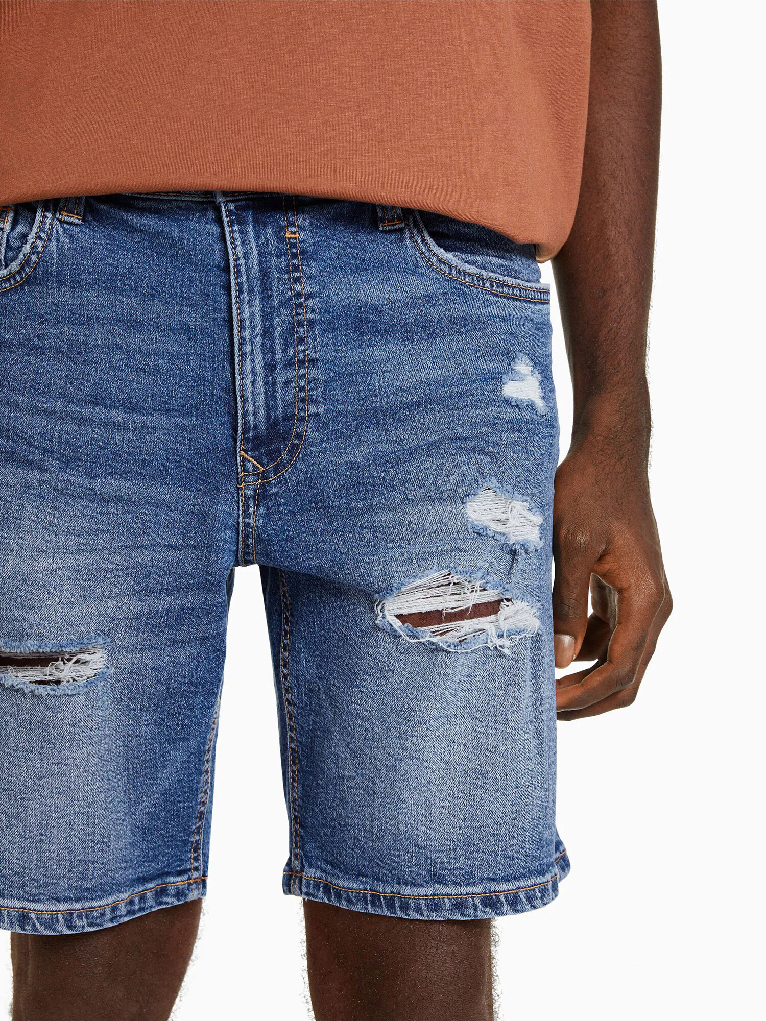 Bershka Jeans albastru denim - Pled.ro