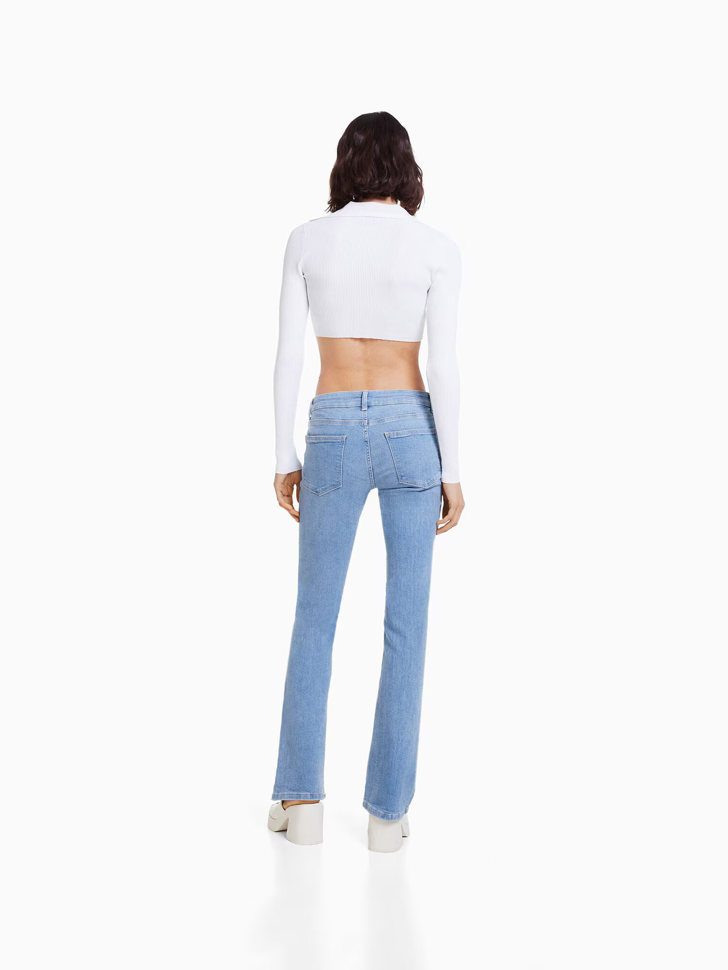 Bershka Jeans albastru denim - Pled.ro