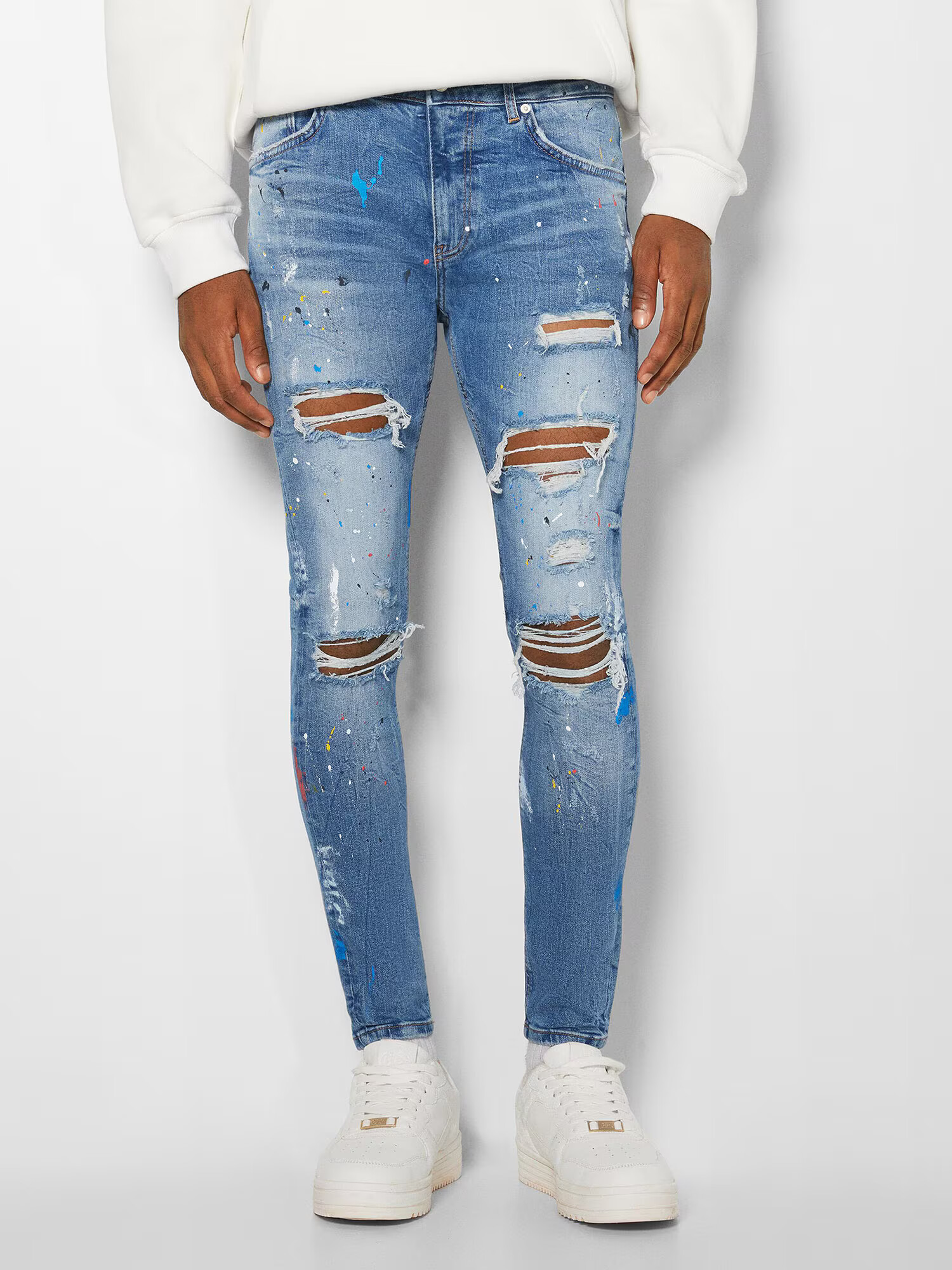 Bershka Jeans albastru denim / mai multe culori - Pled.ro