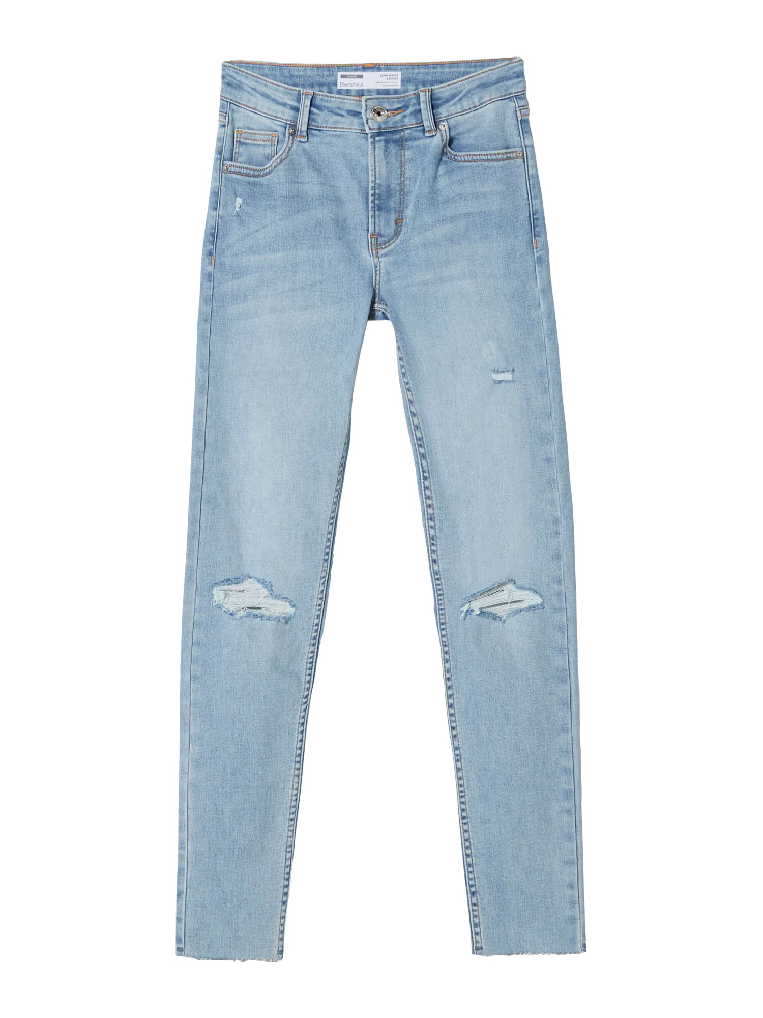 Bershka Jeans albastru deschis - Pled.ro