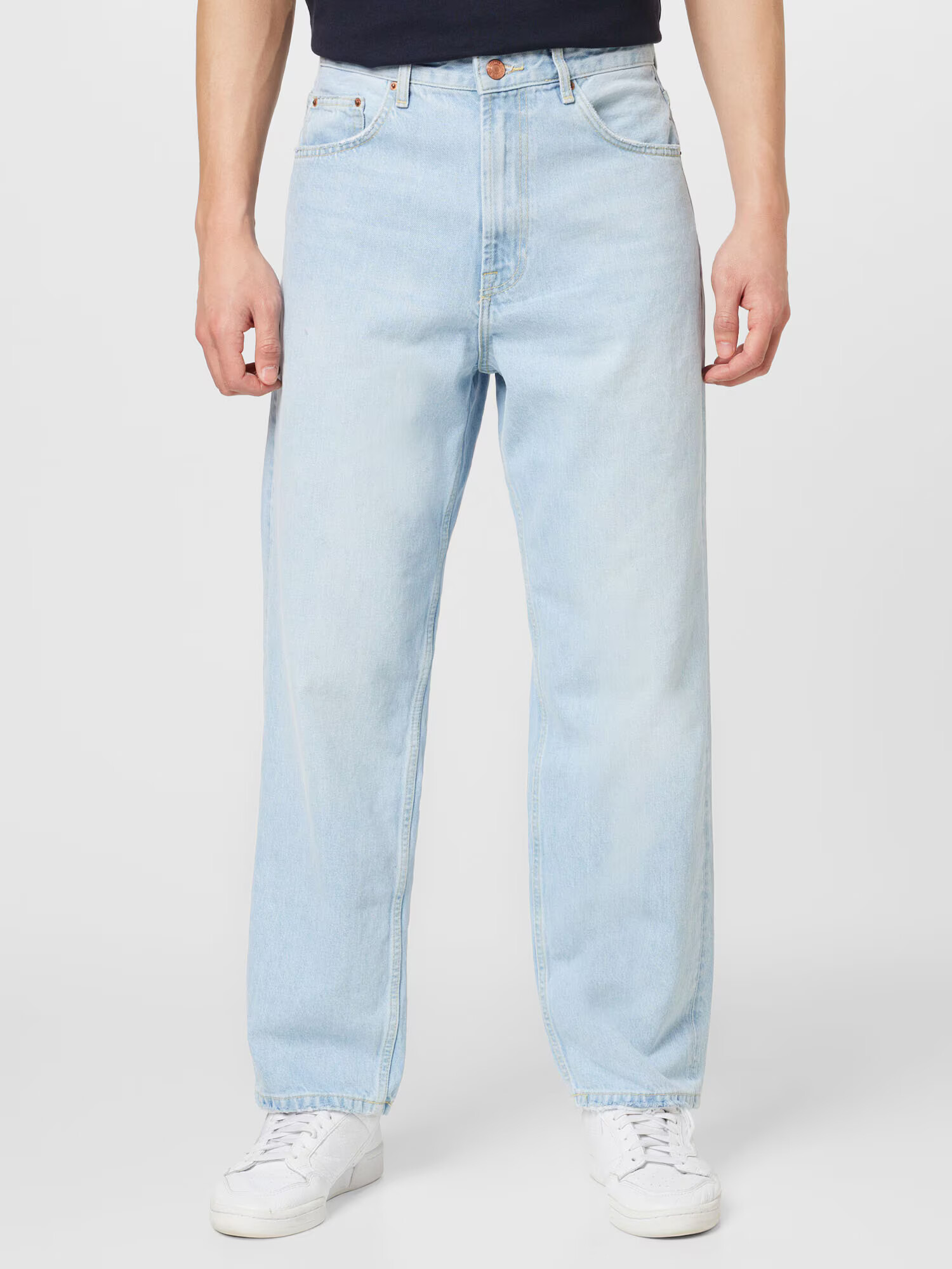 Bershka Jeans albastru deschis - Pled.ro