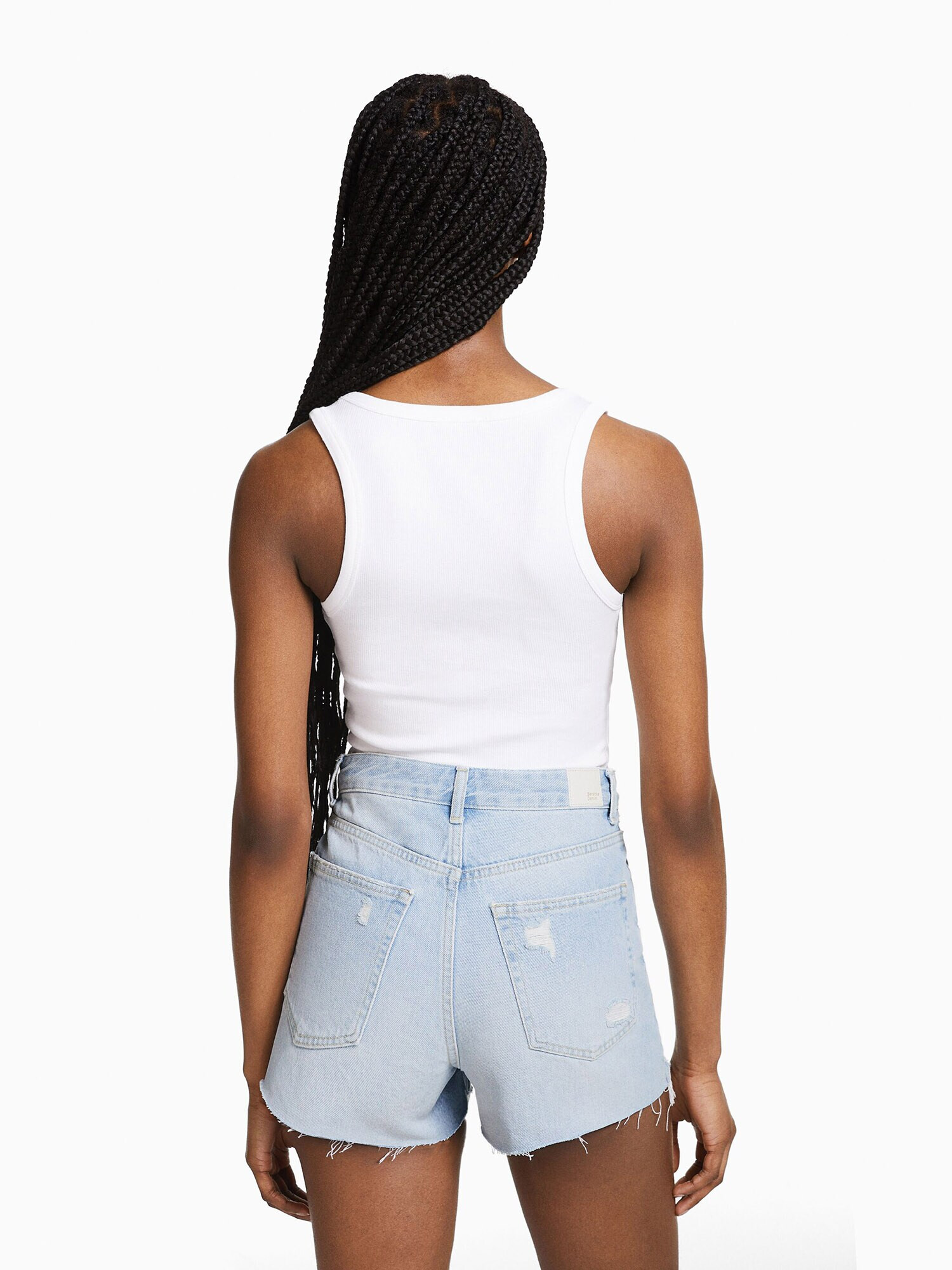 Bershka Jeans albastru deschis - Pled.ro