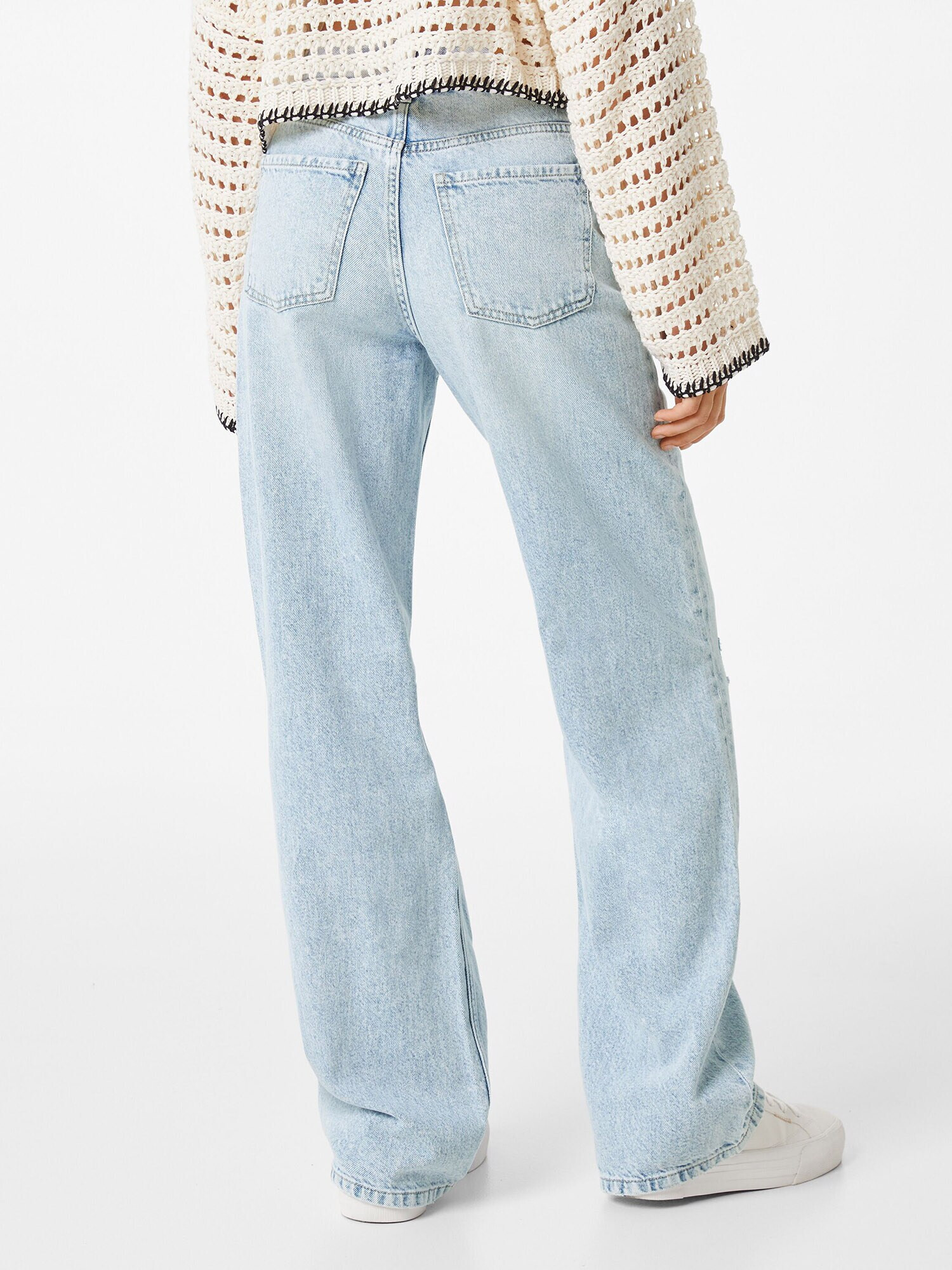 Bershka Jeans albastru deschis - Pled.ro