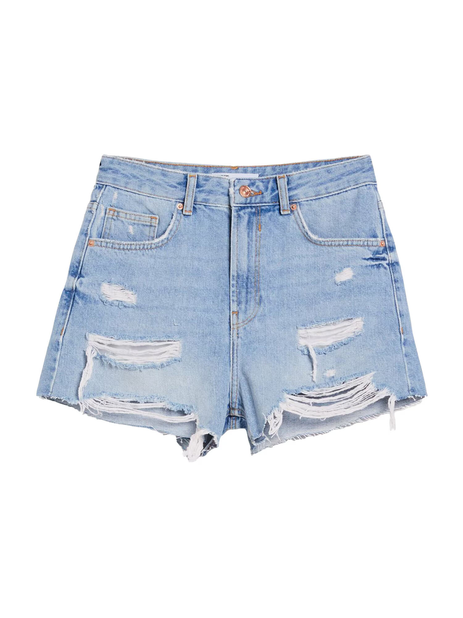 Bershka Jeans albastru deschis - Pled.ro