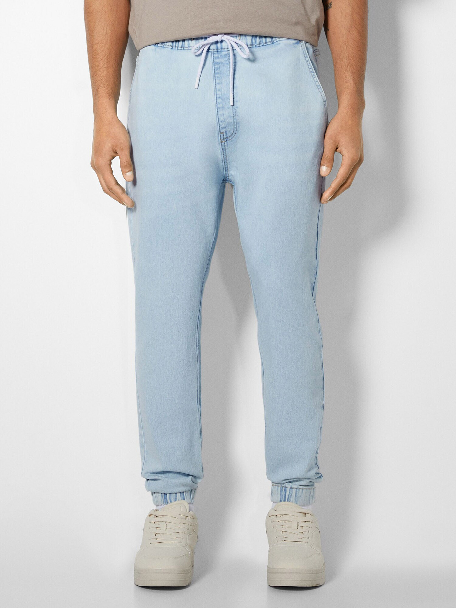 Bershka Jeans albastru deschis - Pled.ro