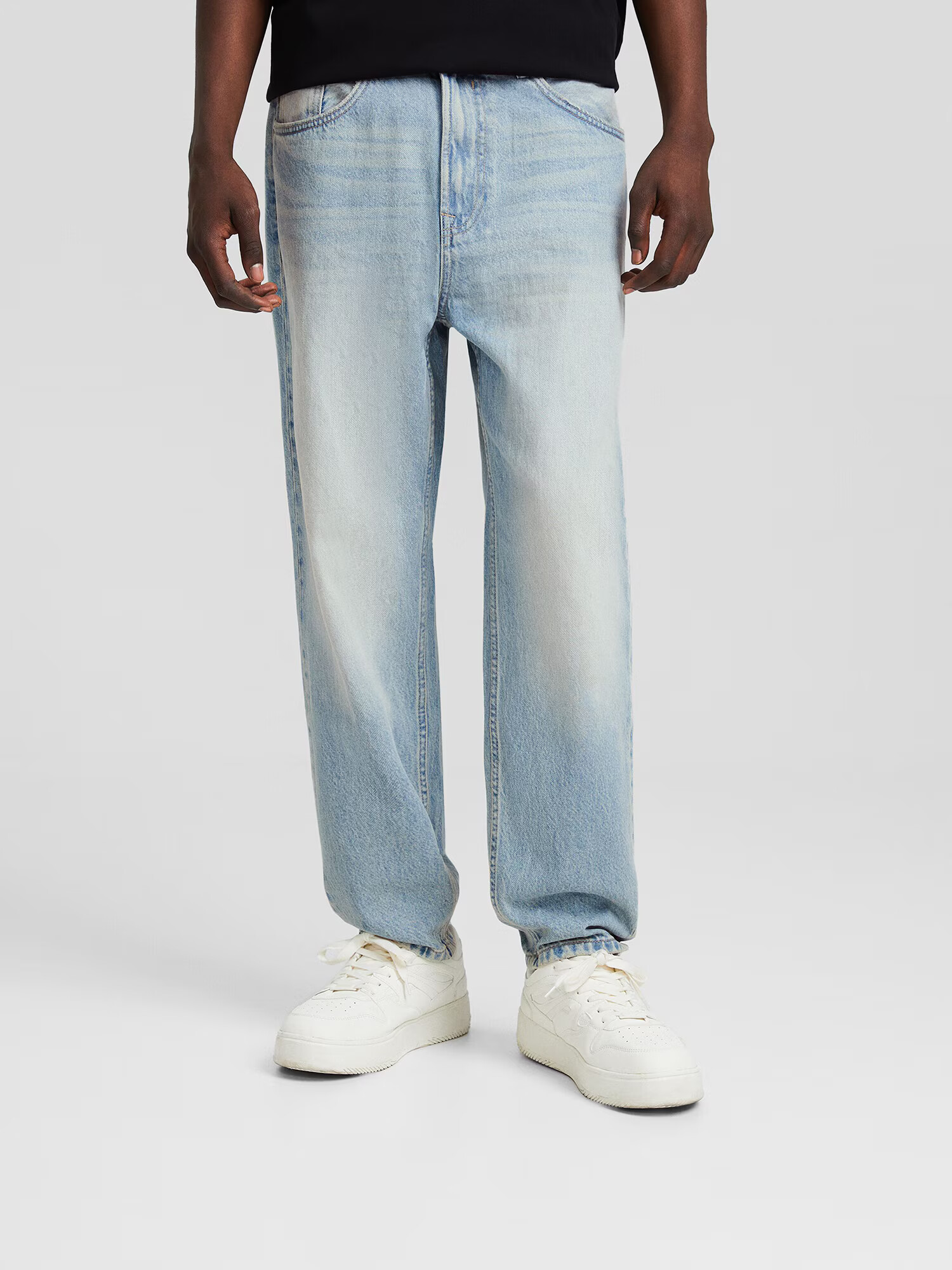 Bershka Jeans albastru deschis - Pled.ro