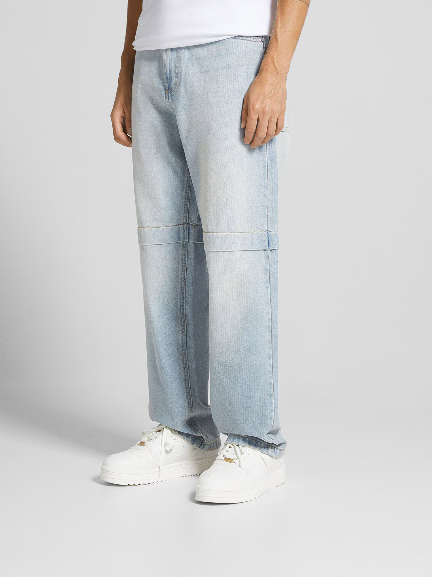 Bershka Jeans albastru deschis - Pled.ro