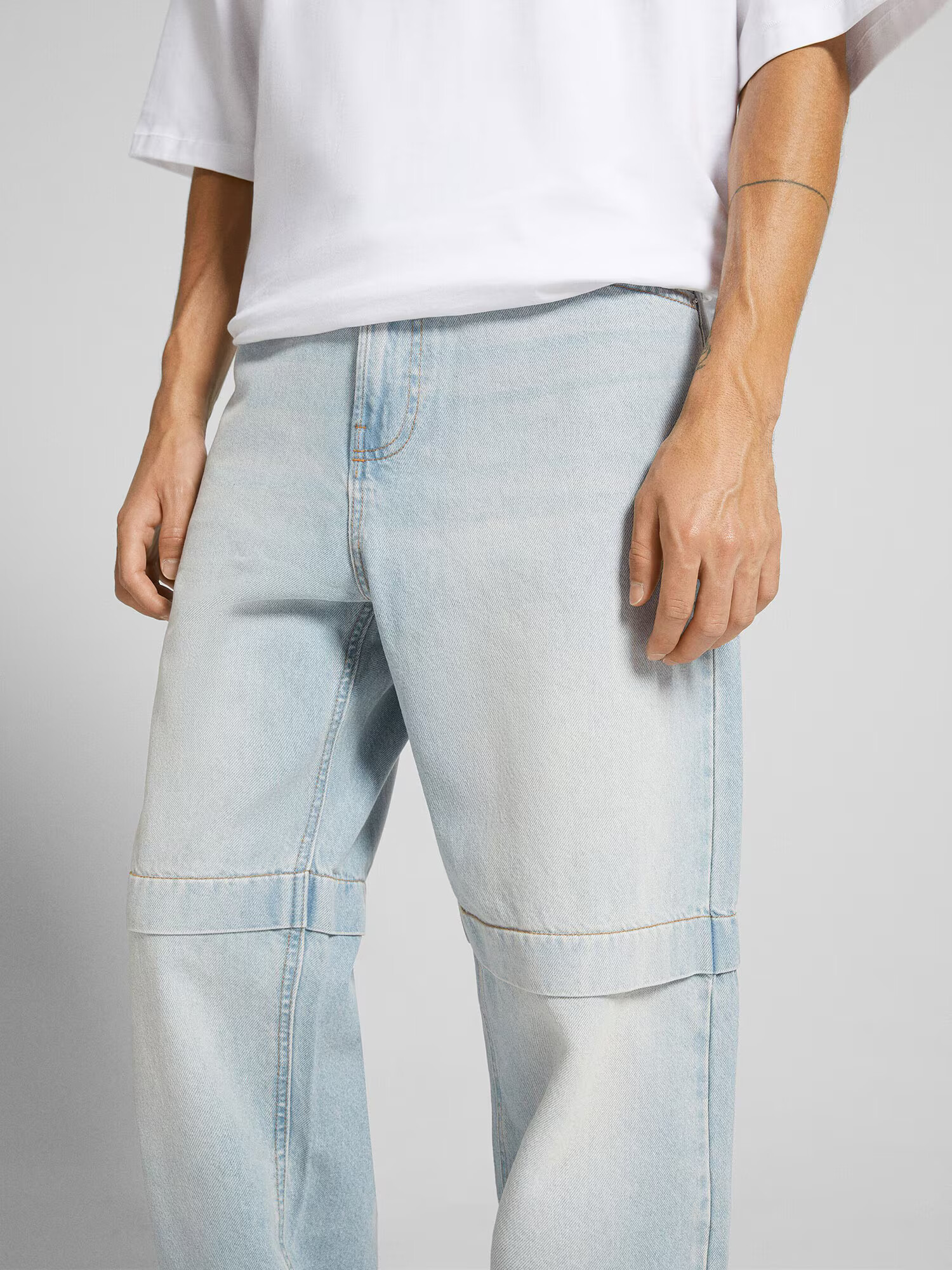 Bershka Jeans albastru deschis - Pled.ro