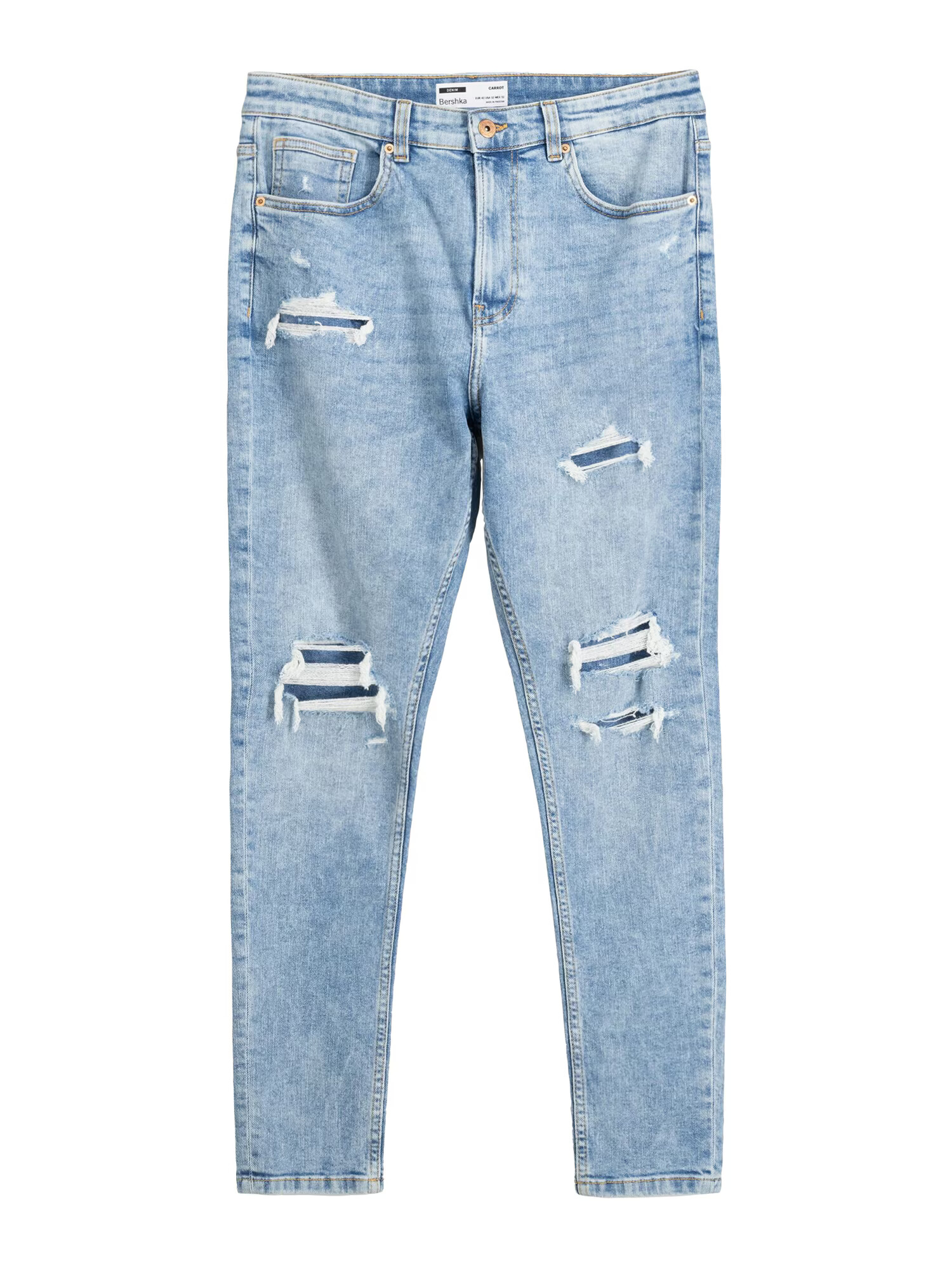 Bershka Jeans albastru deschis - Pled.ro