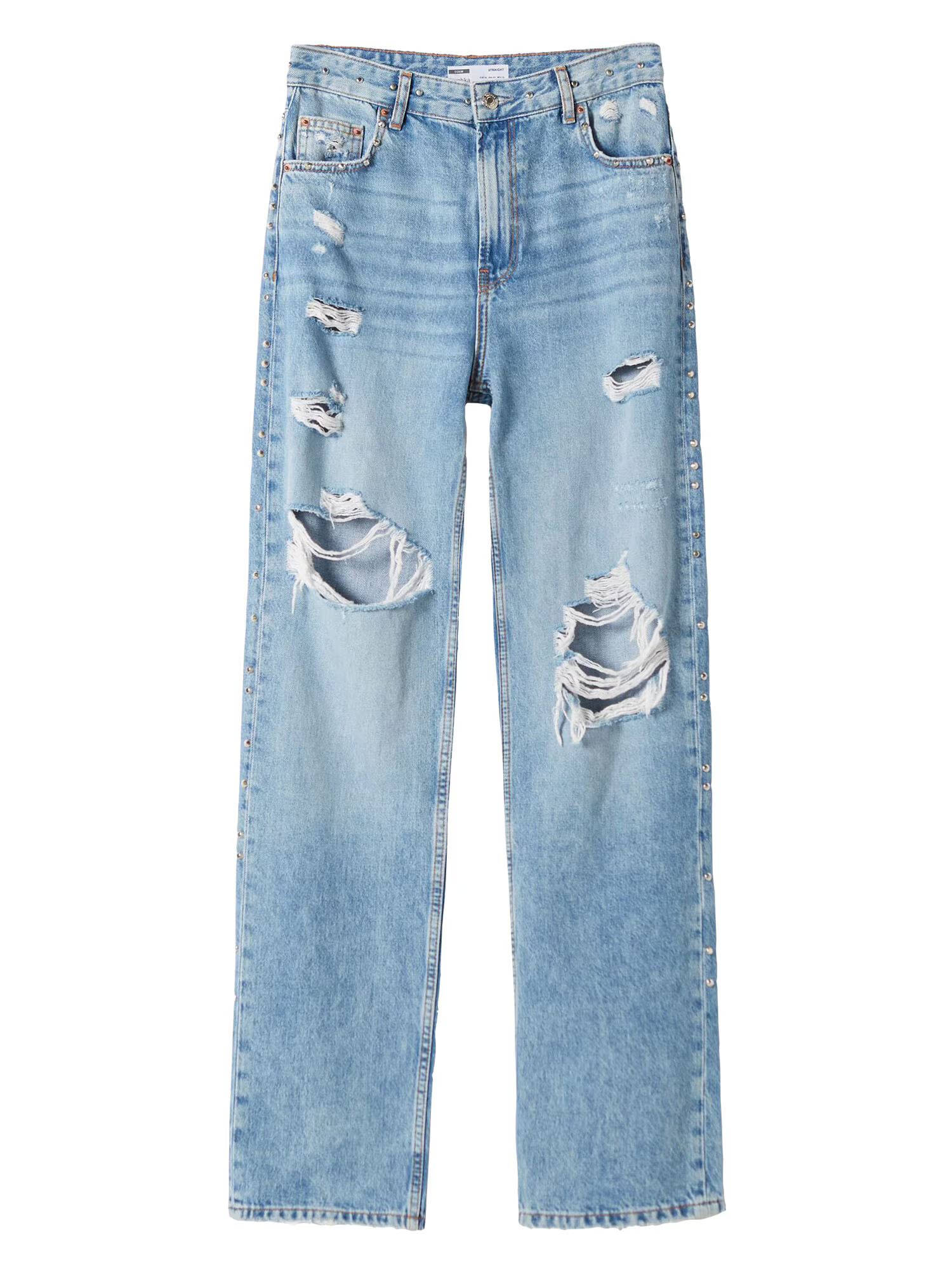 Bershka Jeans albastru deschis - Pled.ro