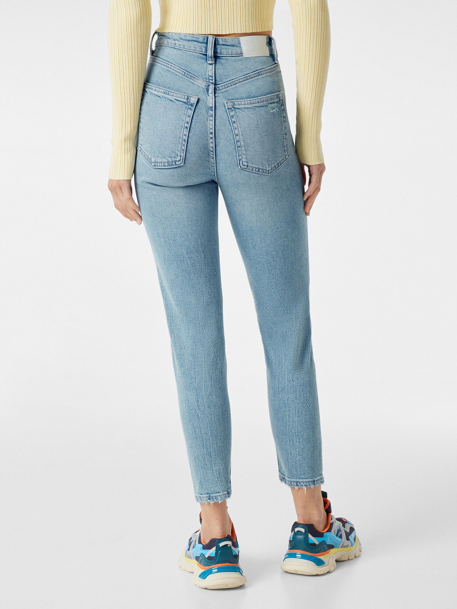 Bershka Jeans azur - Pled.ro