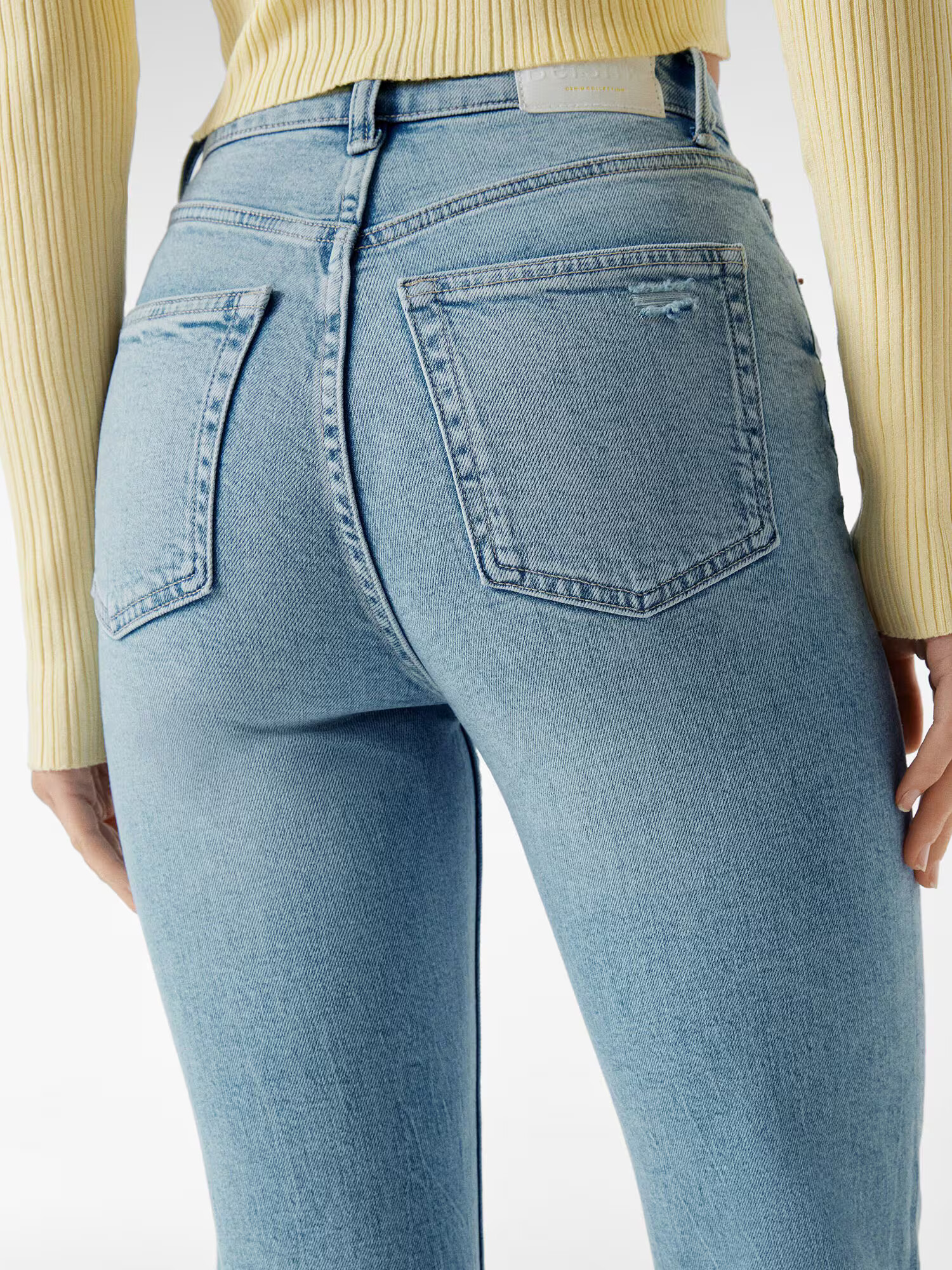 Bershka Jeans azur - Pled.ro