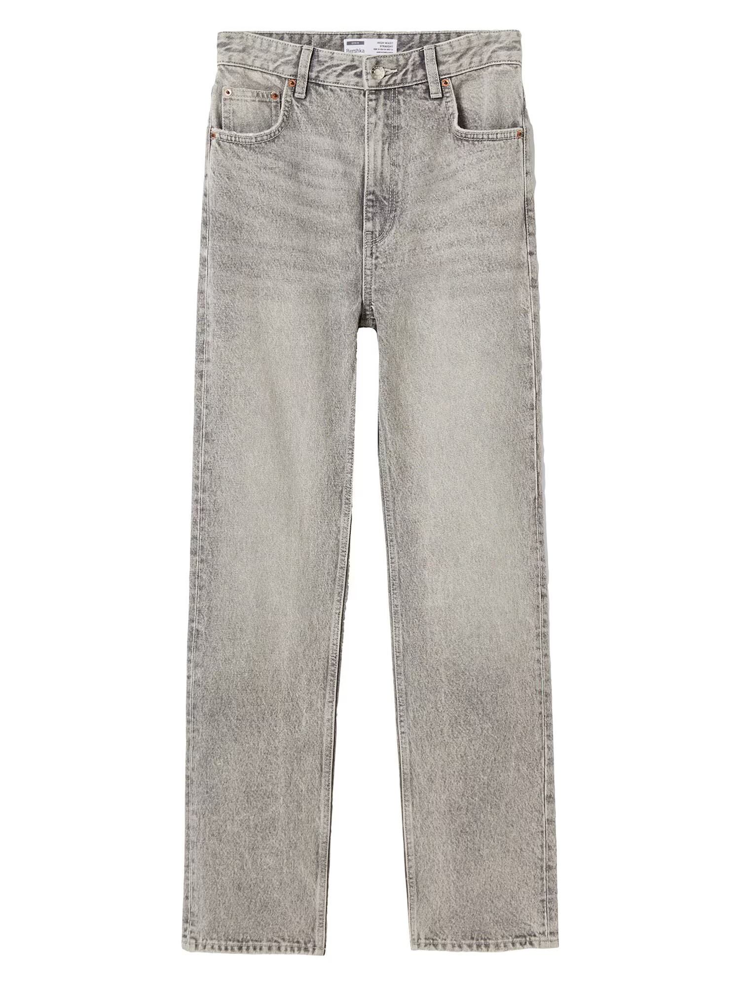 Bershka Jeans gri deschis - Pled.ro