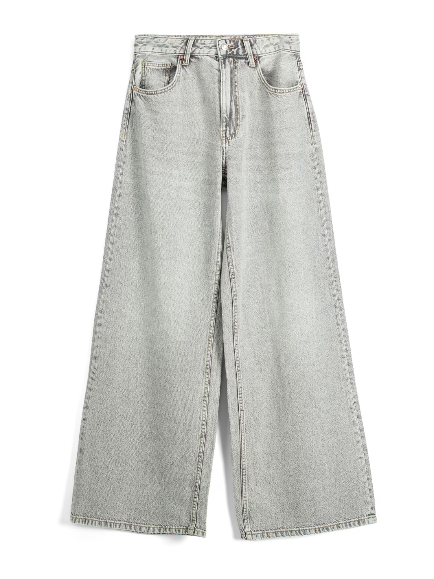 Bershka Jeans gri deschis - Pled.ro