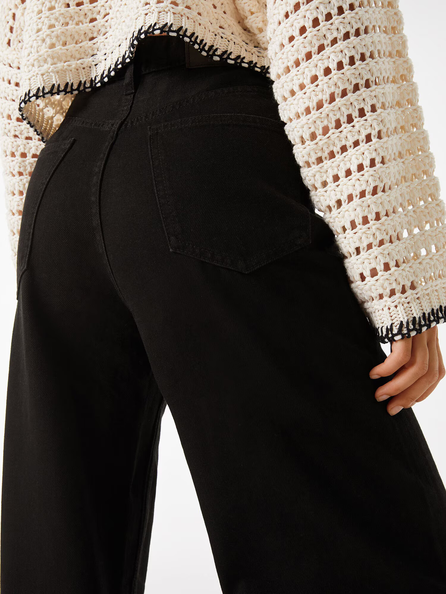 Bershka Jeans negru - Pled.ro