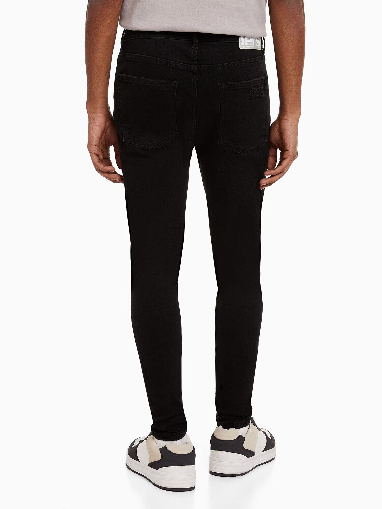 Bershka Jeans negru - Pled.ro