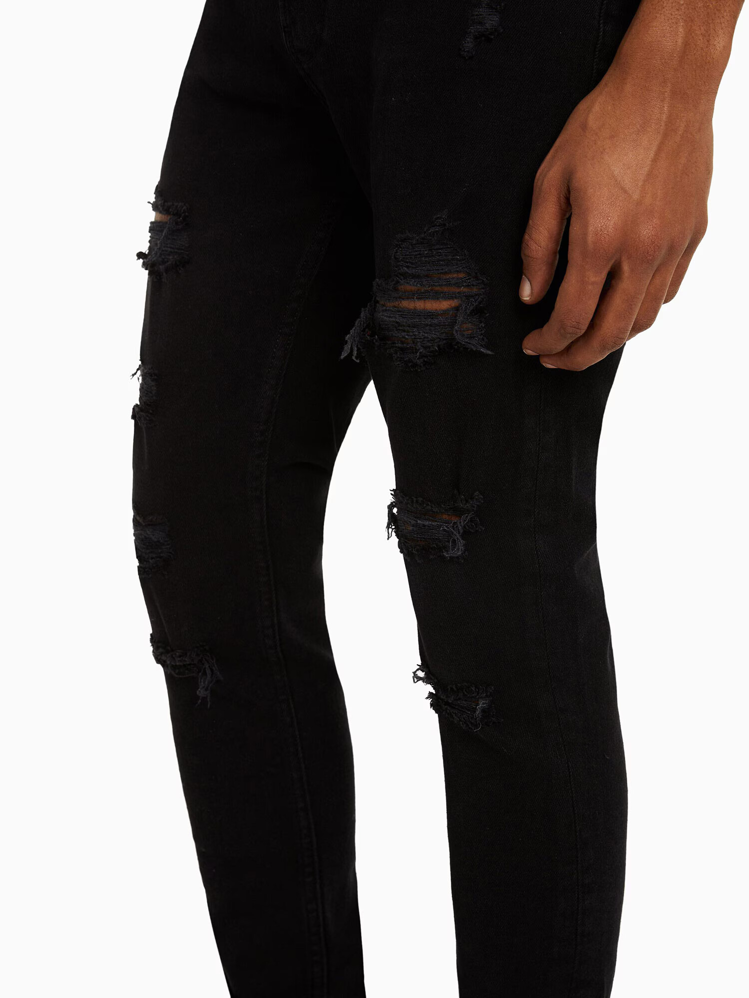 Bershka Jeans negru - Pled.ro