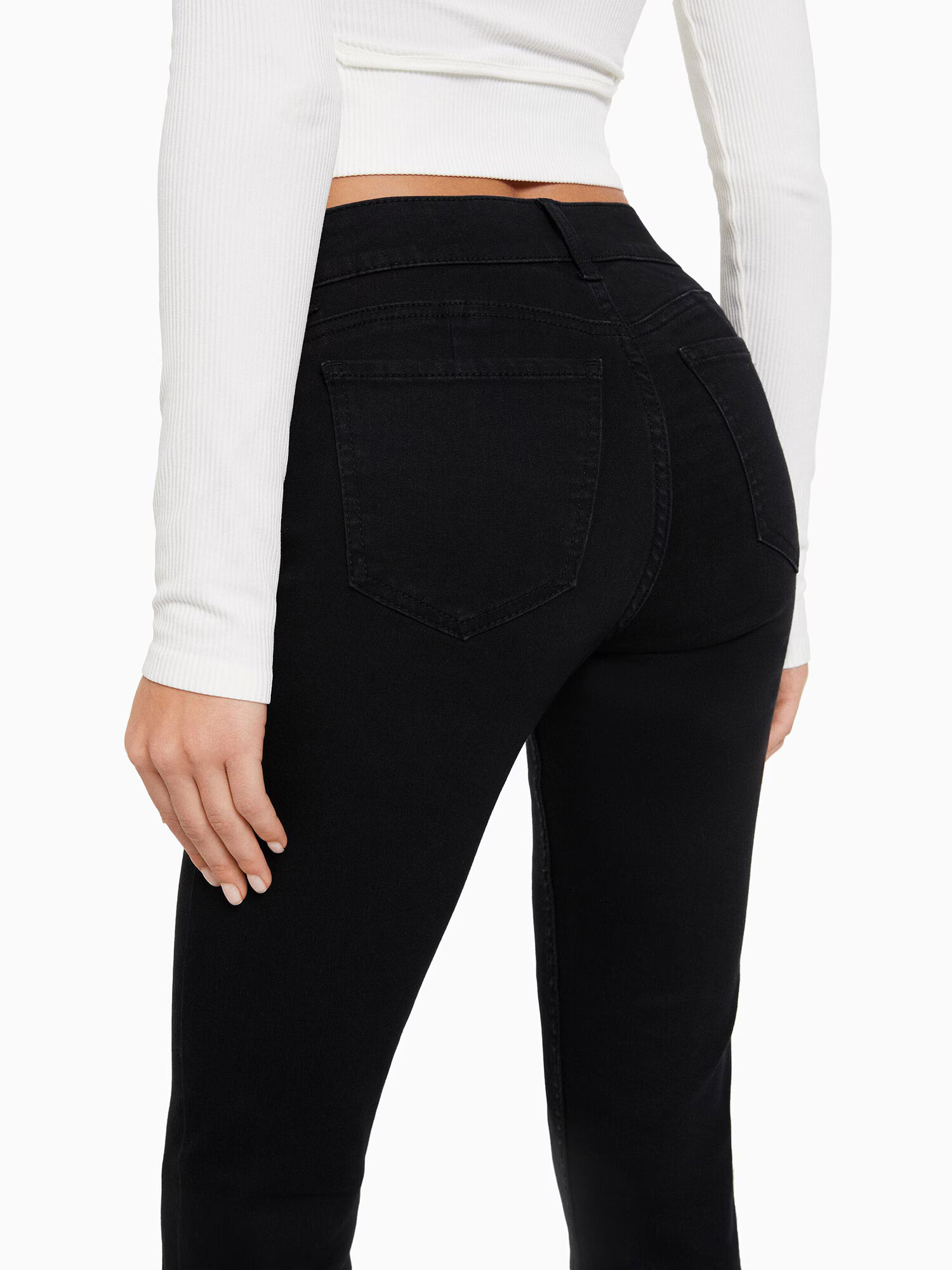 Bershka Jeans negru - Pled.ro