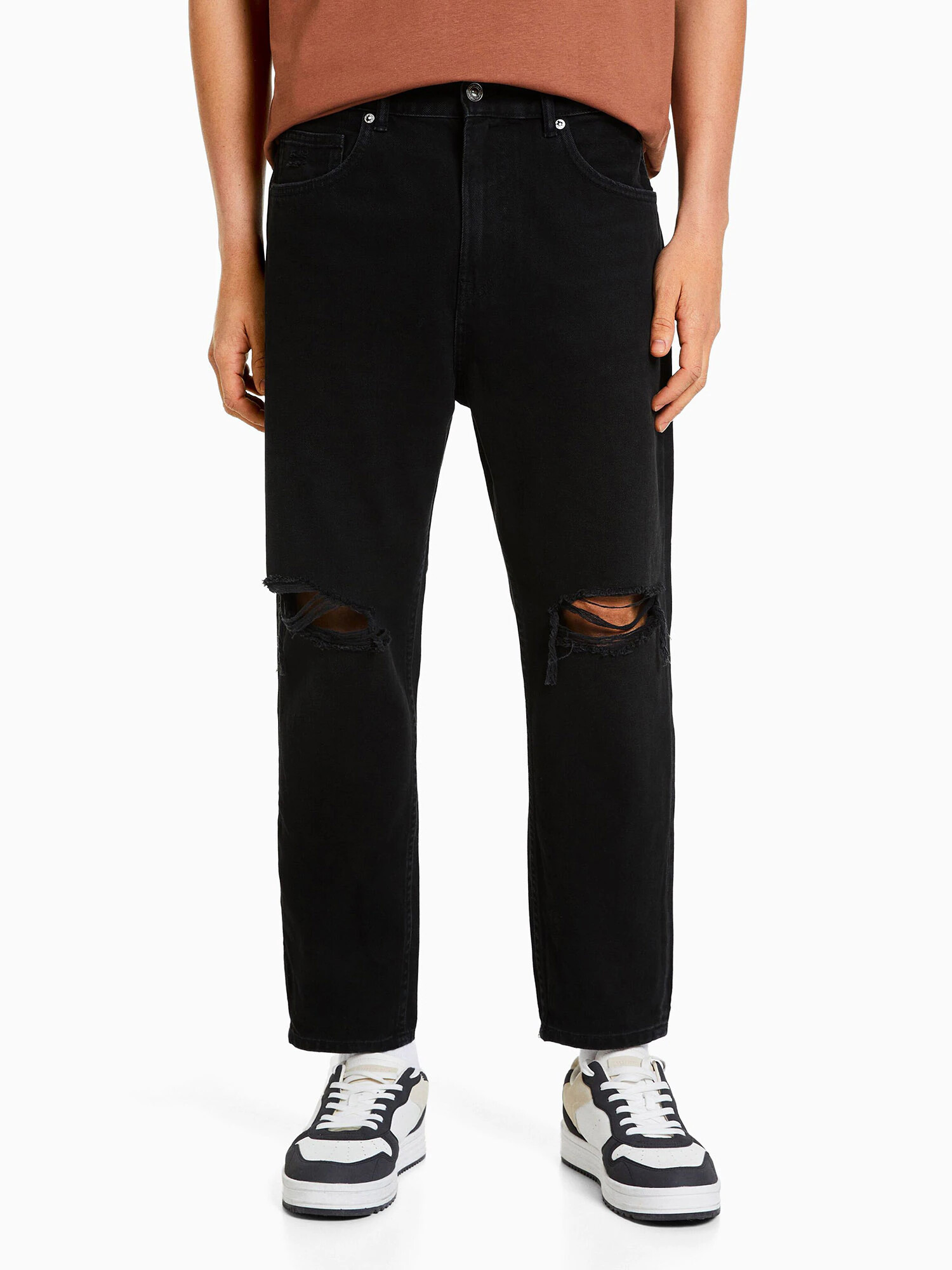 Bershka Jeans negru - Pled.ro