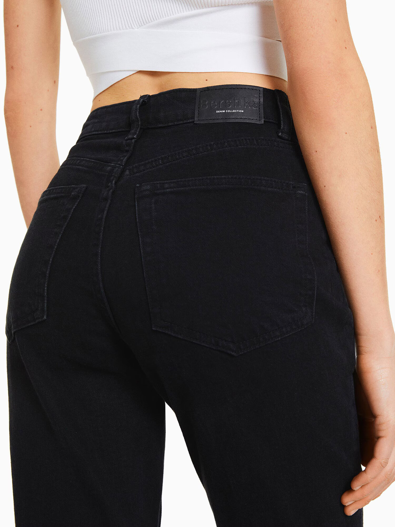 Bershka Jeans negru - Pled.ro