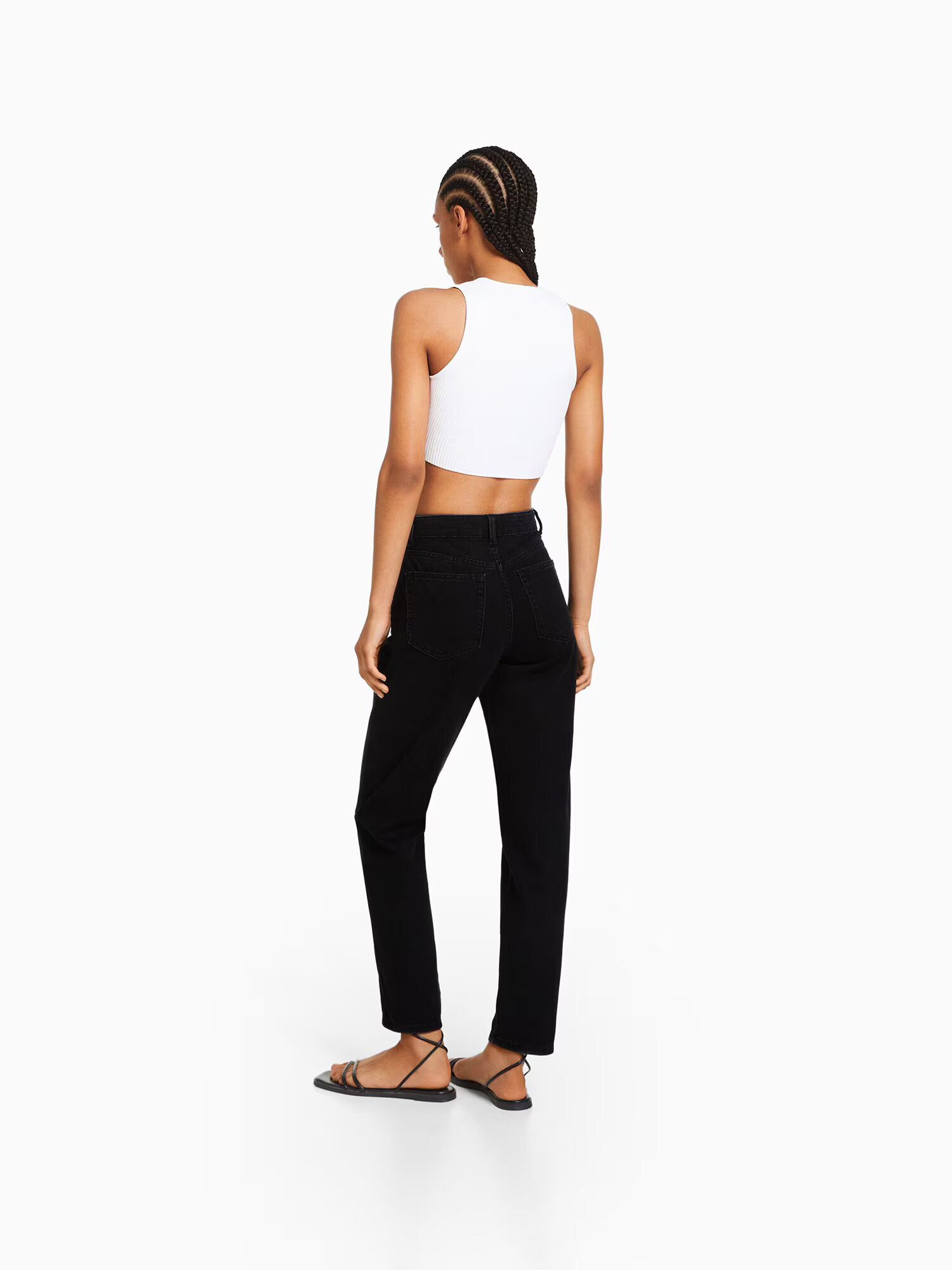 Bershka Jeans negru - Pled.ro