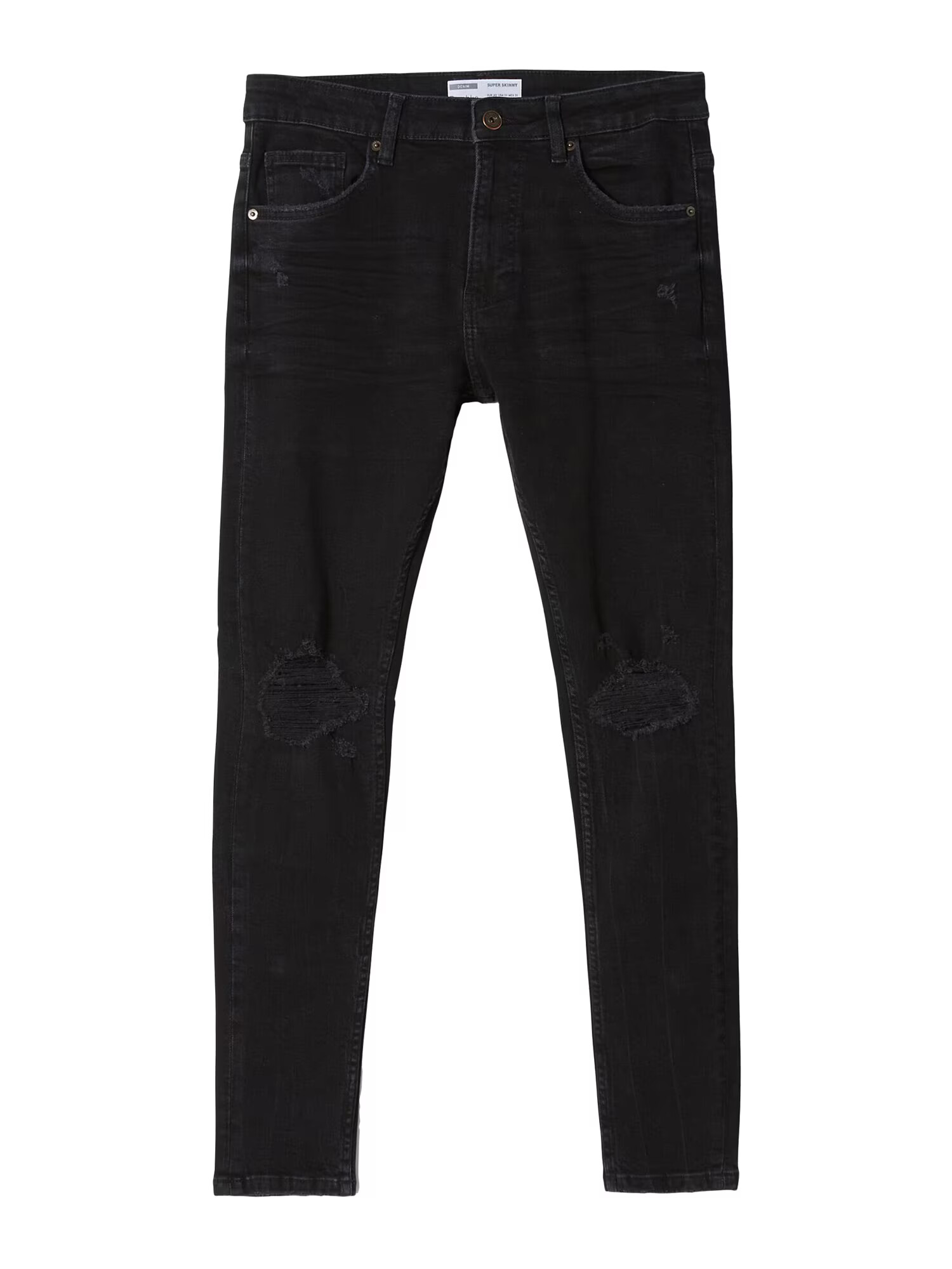 Bershka Jeans negru denim - Pled.ro