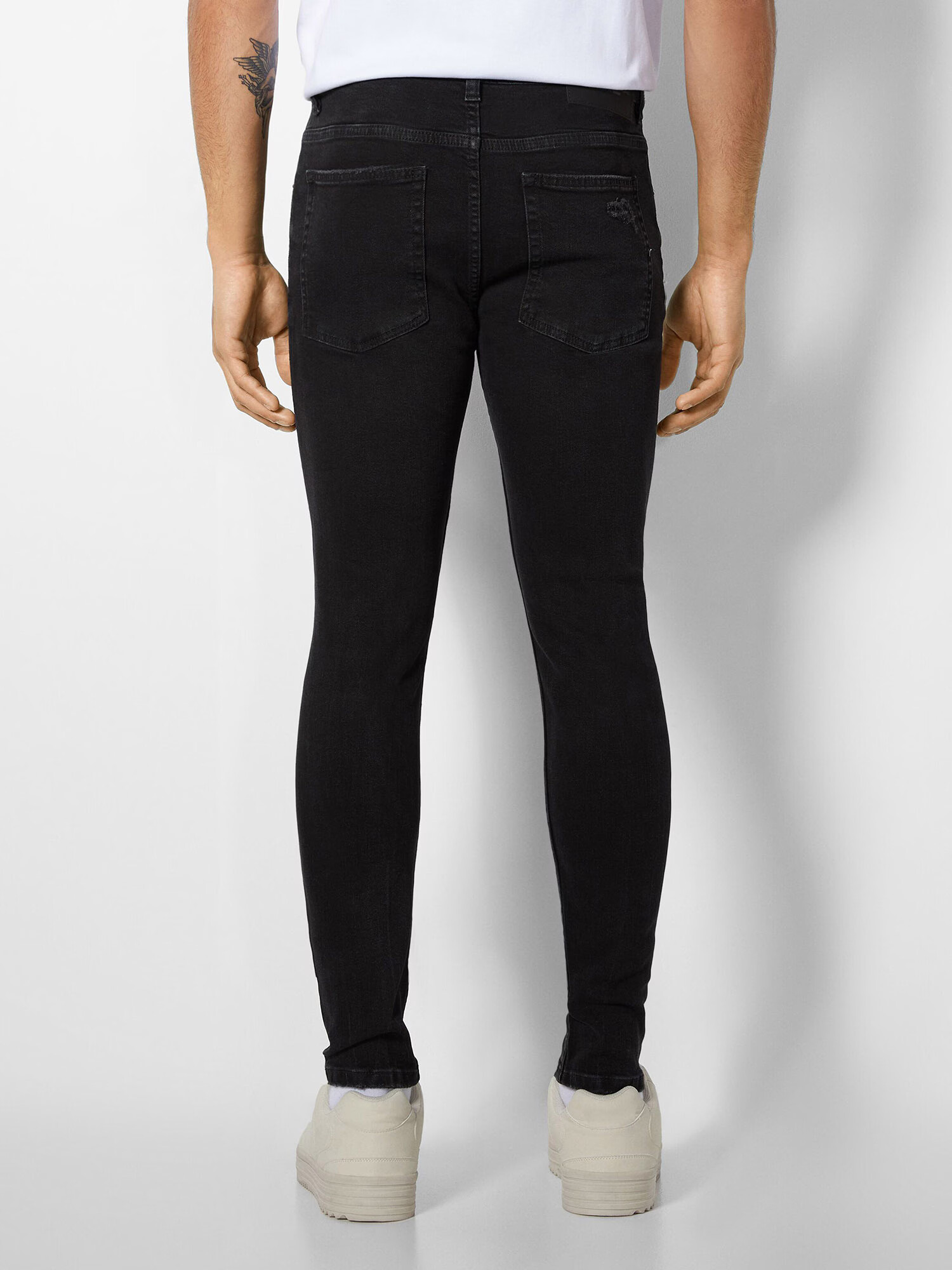 Bershka Jeans negru denim - Pled.ro