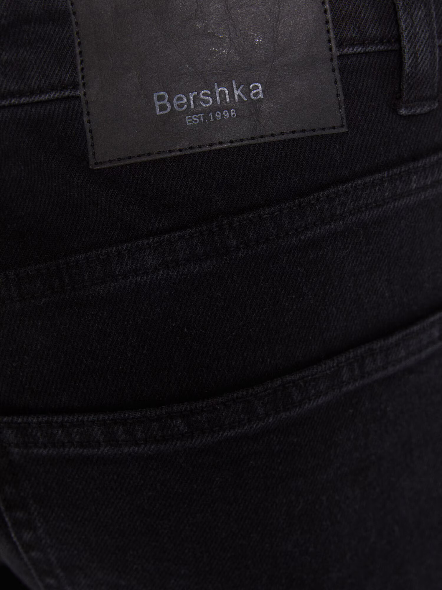 Bershka Jeans negru denim - Pled.ro