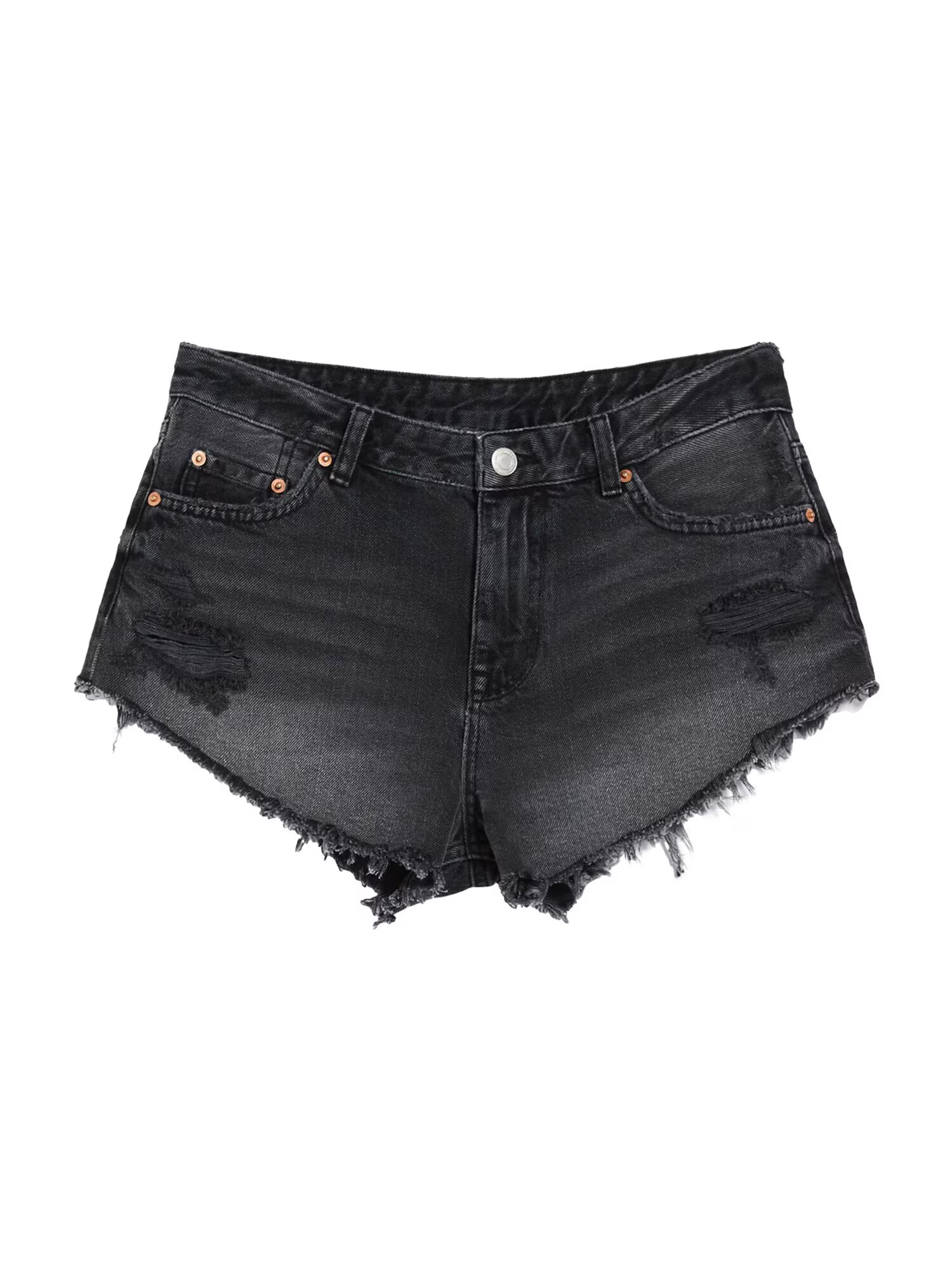 Bershka Jeans negru denim - Pled.ro