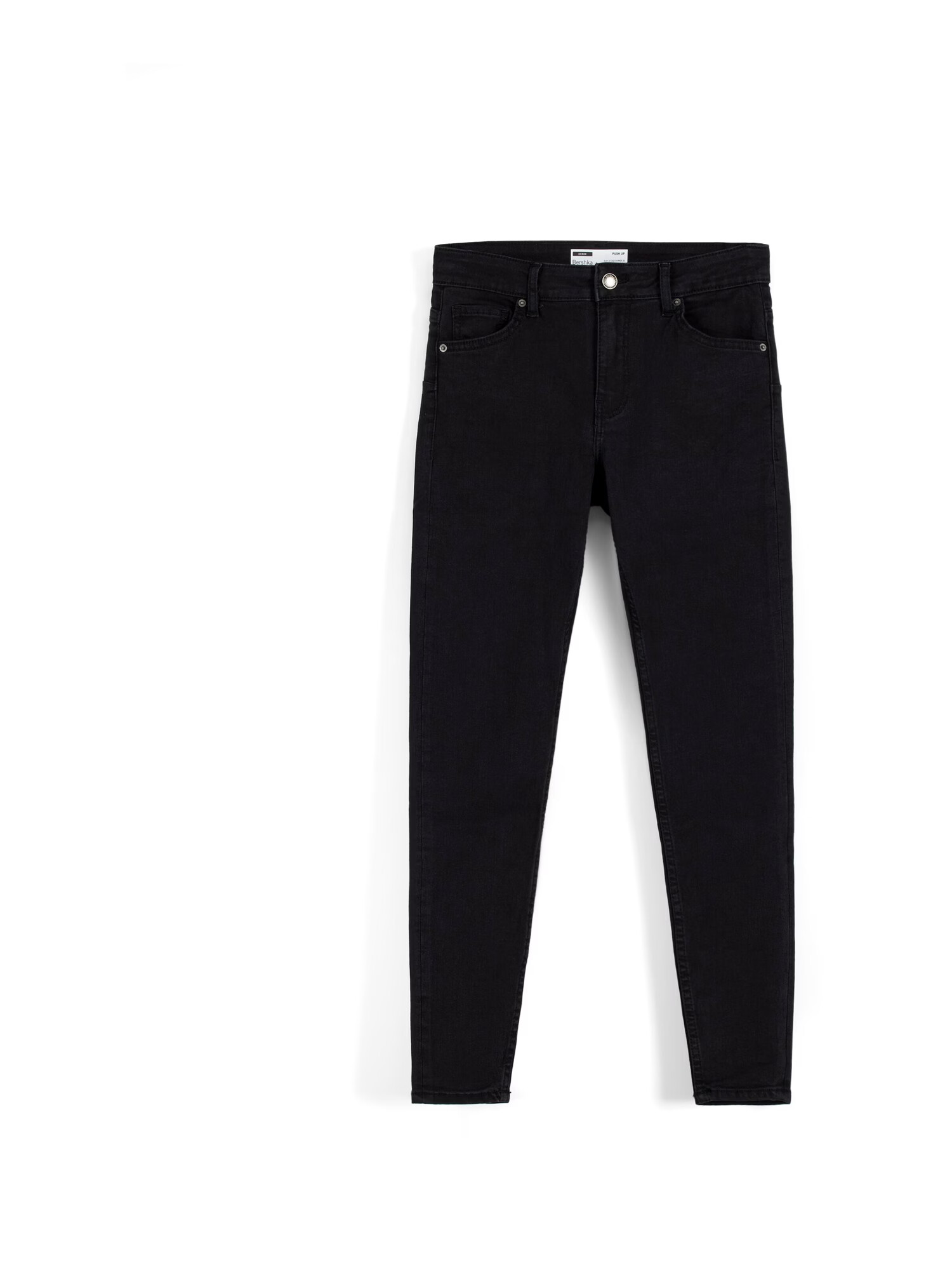 Bershka Jeans negru denim - Pled.ro