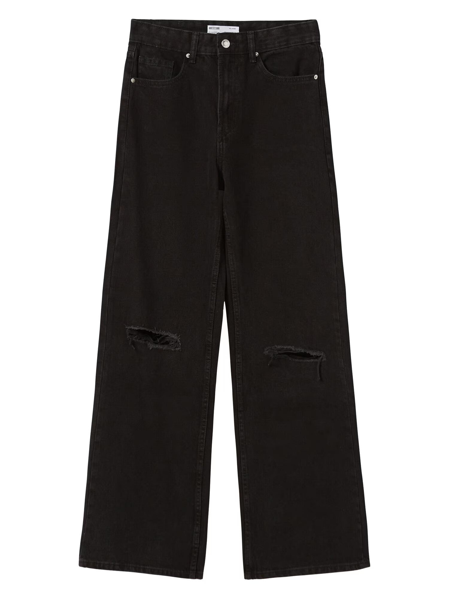 Bershka Jeans negru denim - Pled.ro