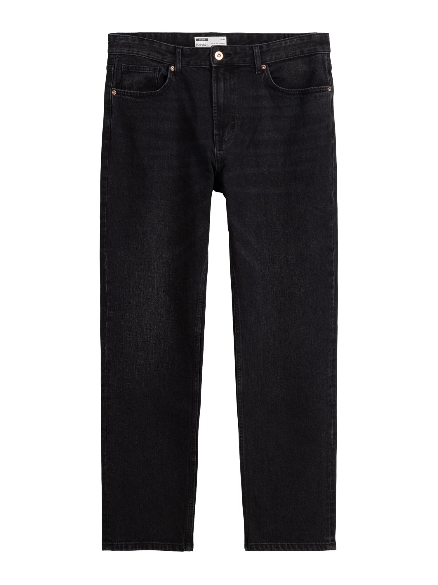 Bershka Jeans negru denim - Pled.ro