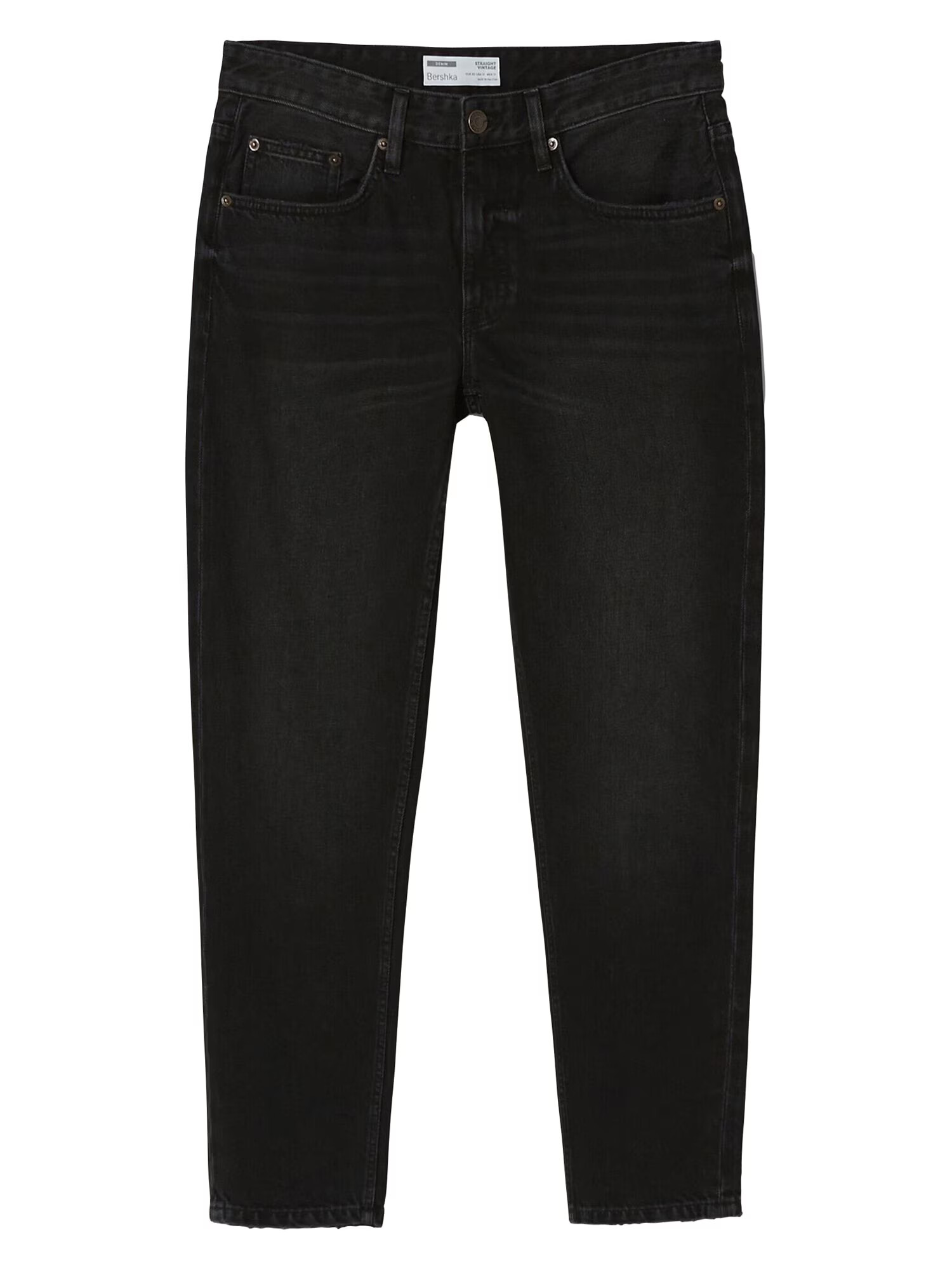 Bershka Jeans negru denim - Pled.ro