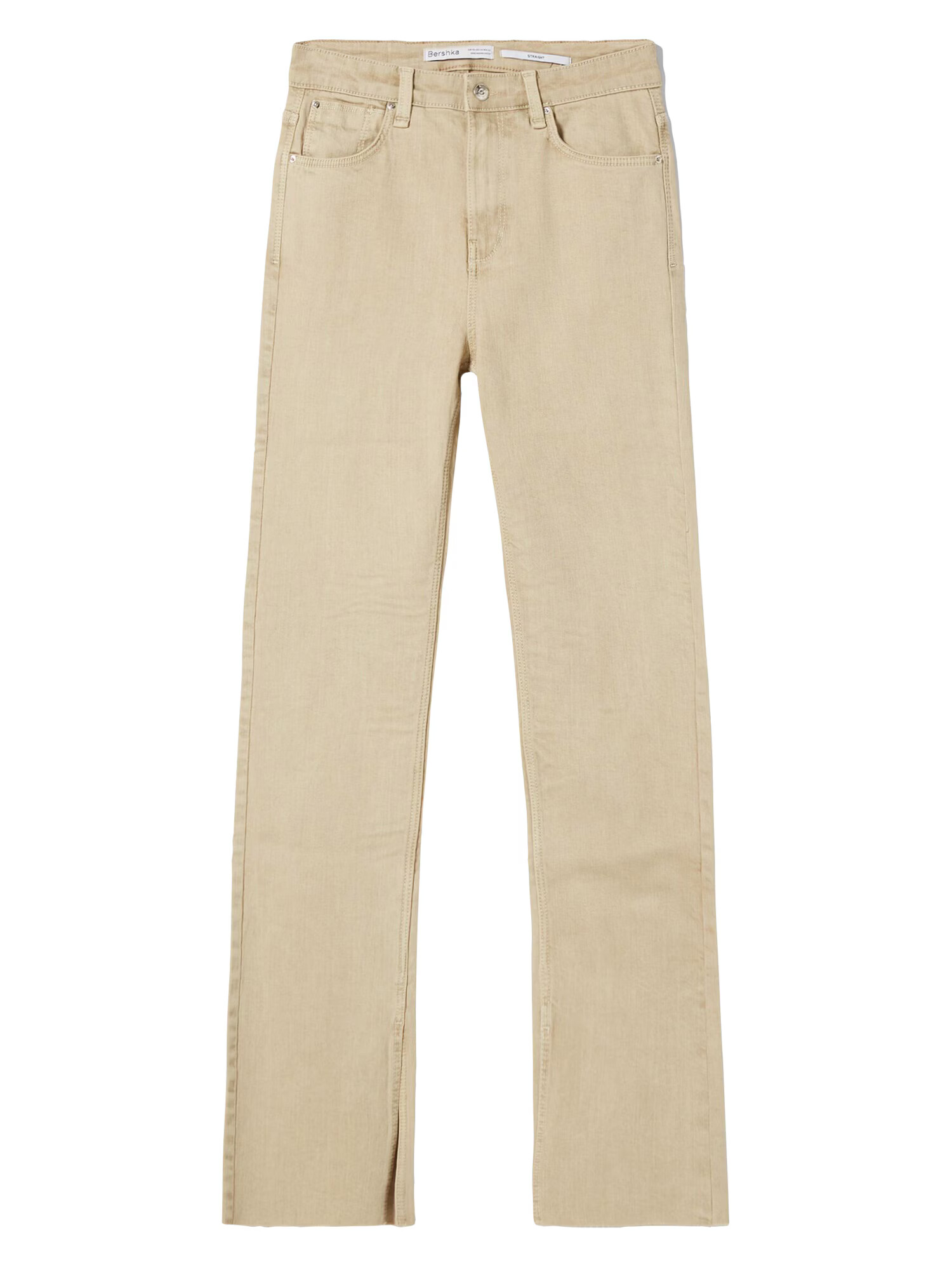 Bershka Pantaloni bej - Pled.ro