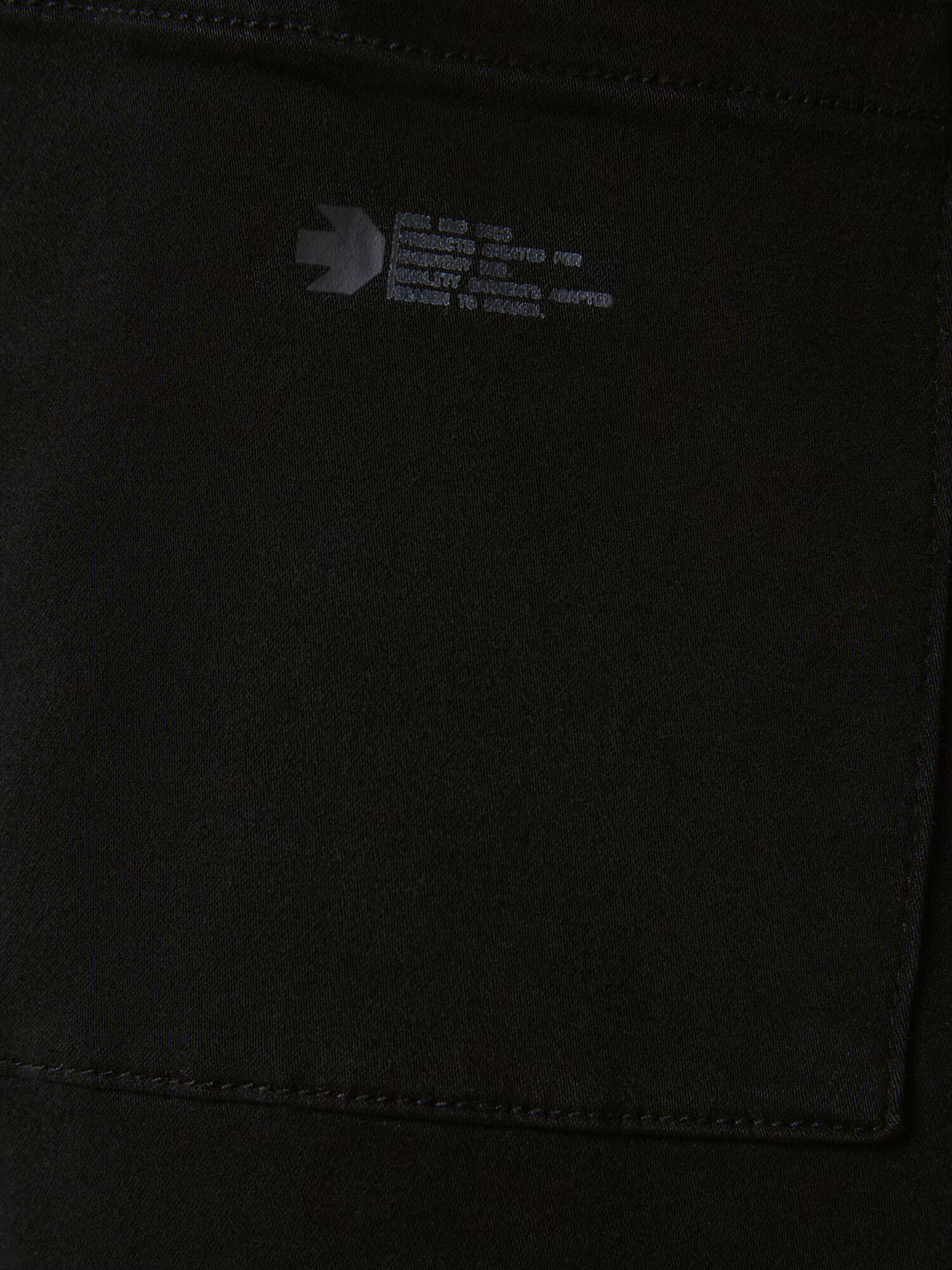 Bershka Pantaloni cu buzunare negru - Pled.ro