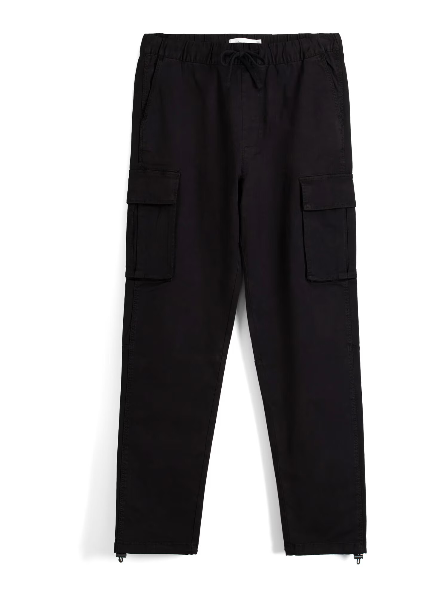 Bershka Pantaloni cu buzunare negru - Pled.ro