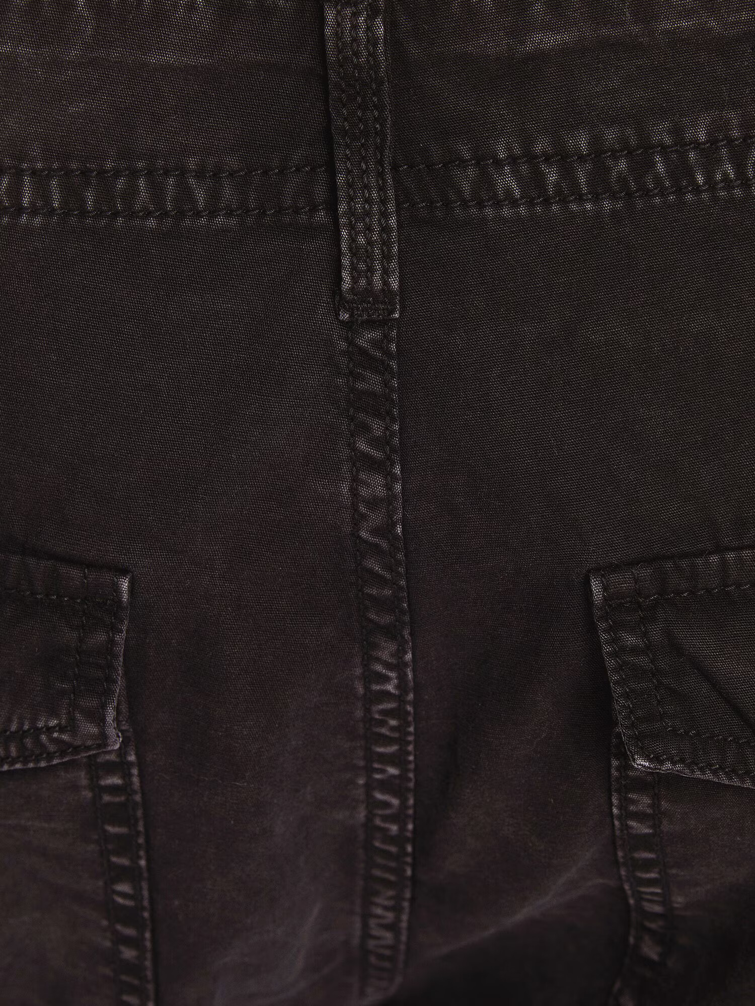 Bershka Pantaloni cu buzunare negru - Pled.ro