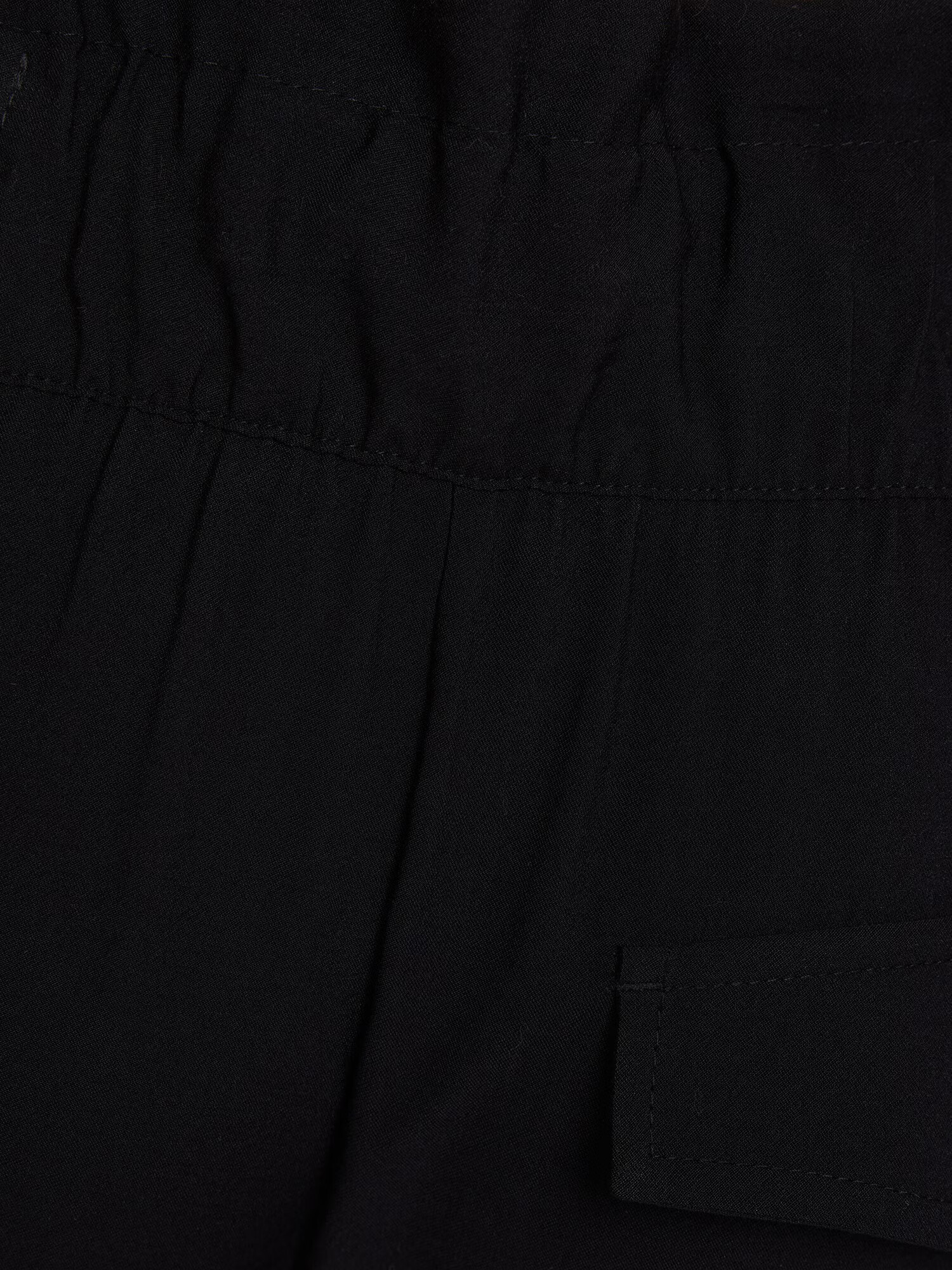 Bershka Pantaloni cutați negru - Pled.ro