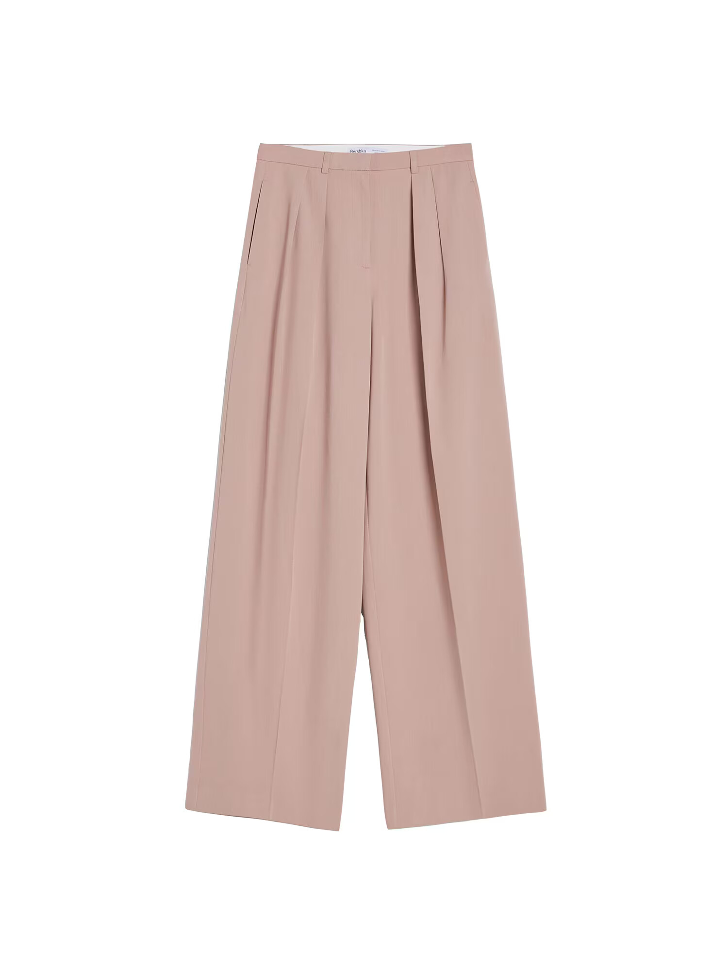 Bershka Pantaloni cutați rosé - Pled.ro