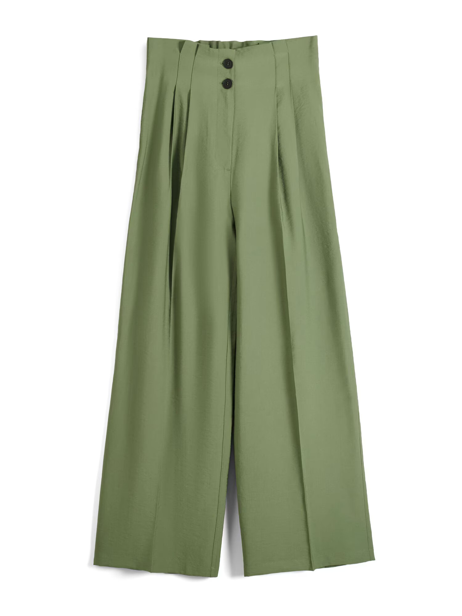 Bershka Pantaloni cutați verde - Pled.ro