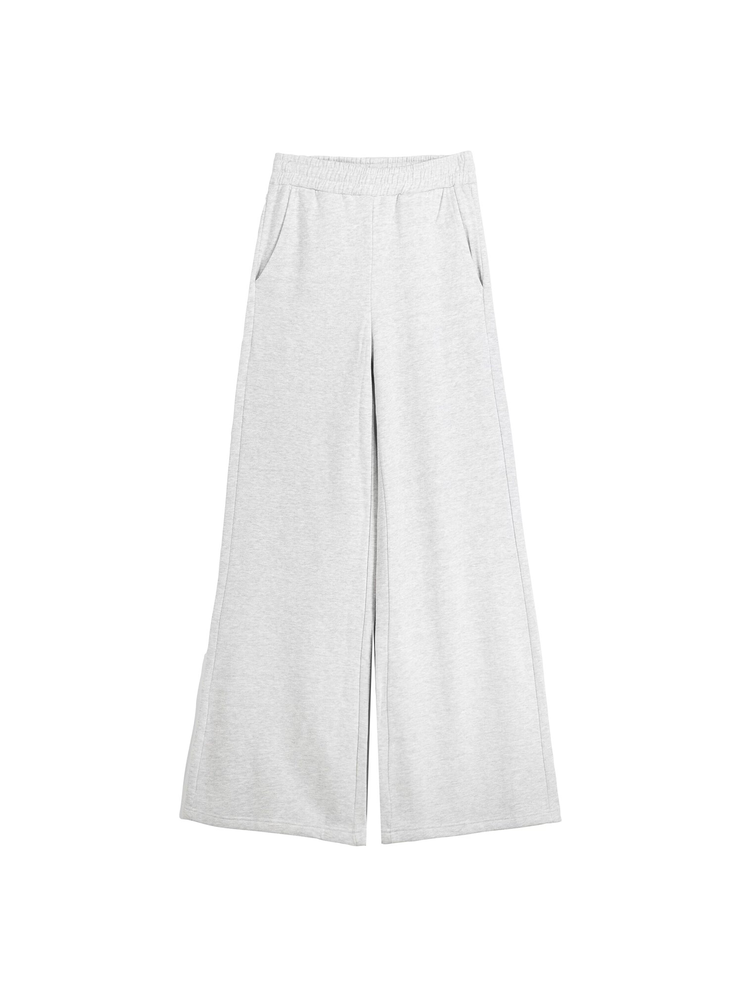 Bershka Pantaloni gri deschis - Pled.ro