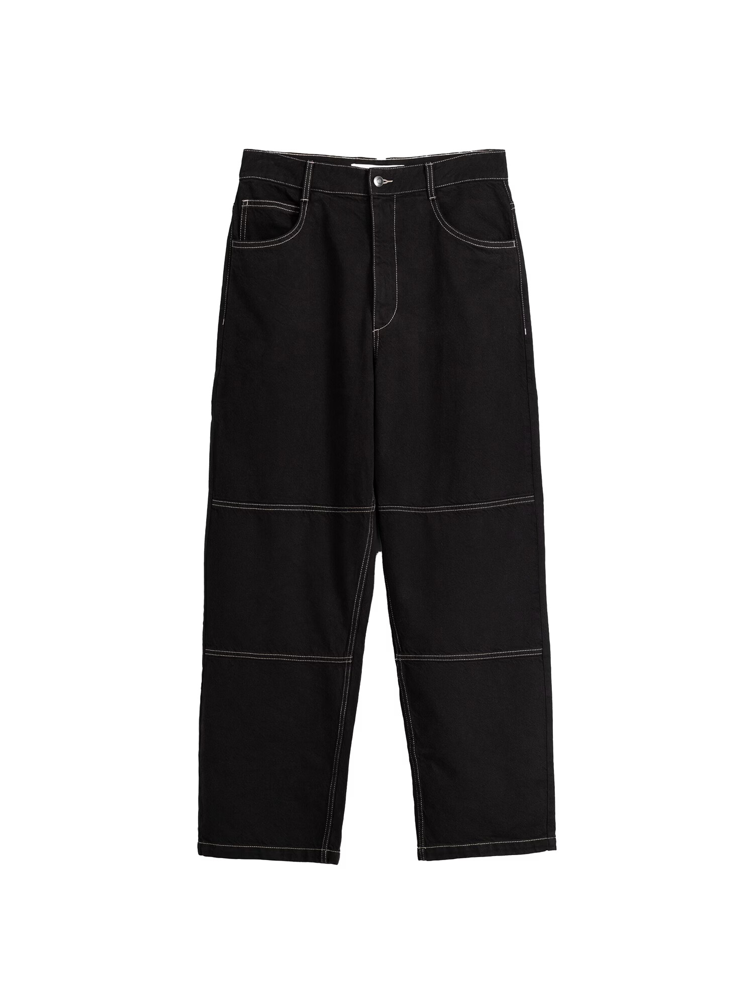 Bershka Pantaloni negru - Pled.ro