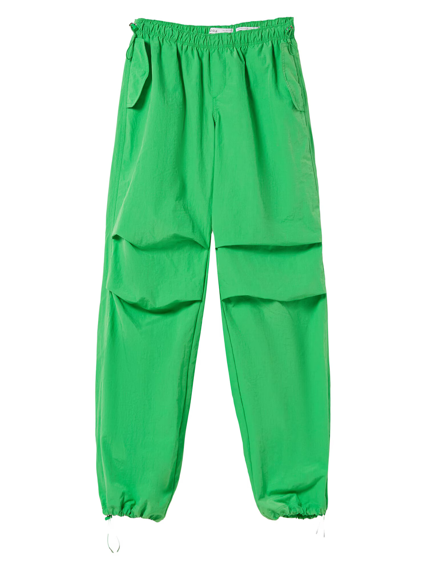 Bershka Pantaloni verde - Pled.ro