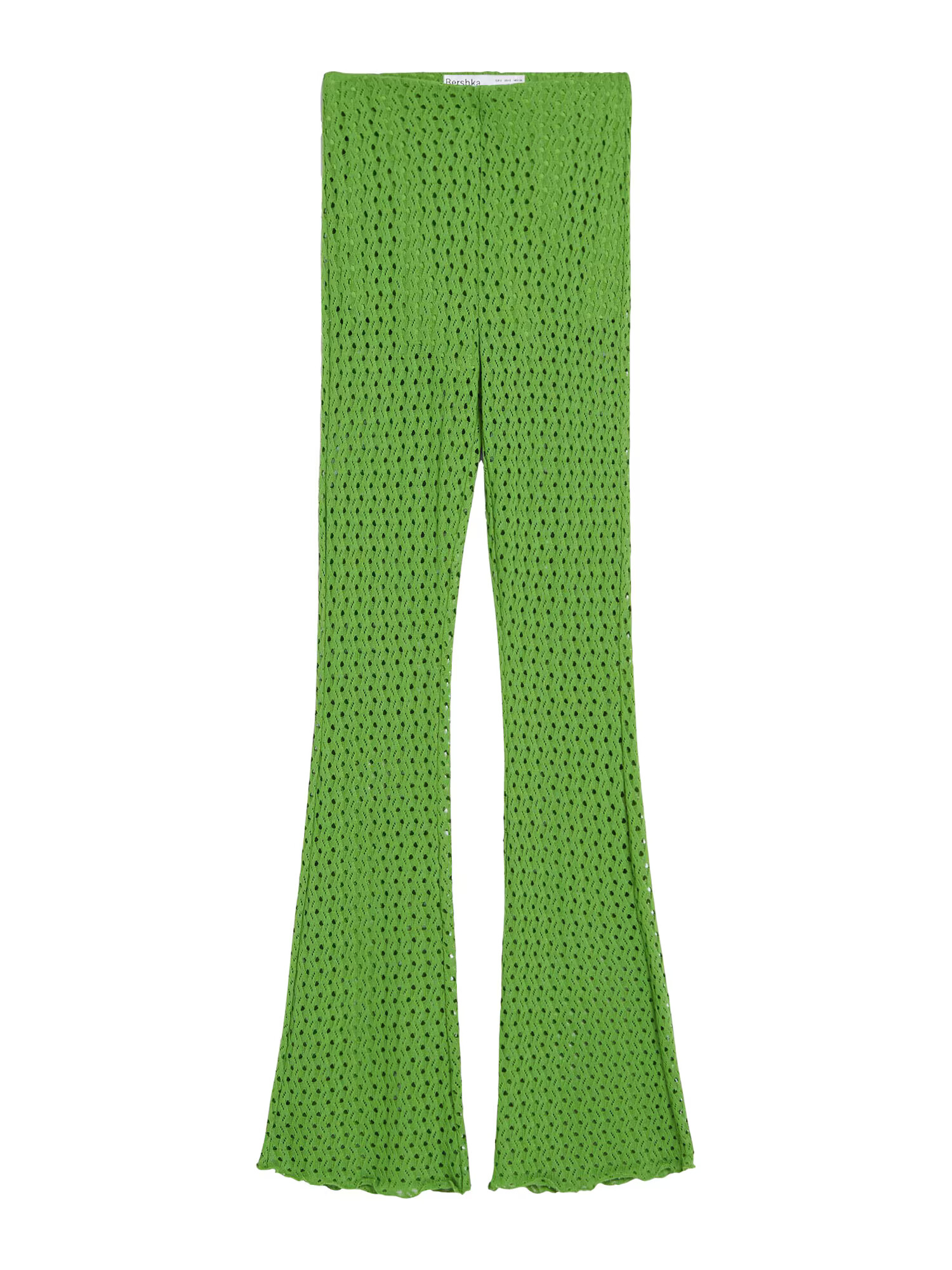 Bershka Pantaloni verde - Pled.ro