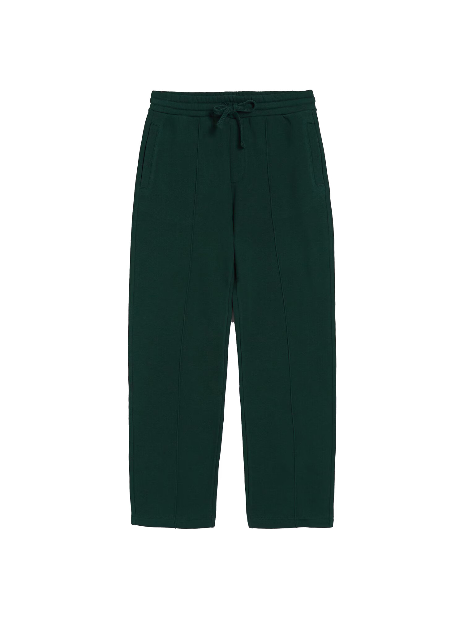 Bershka Pantaloni verde închis - Pled.ro