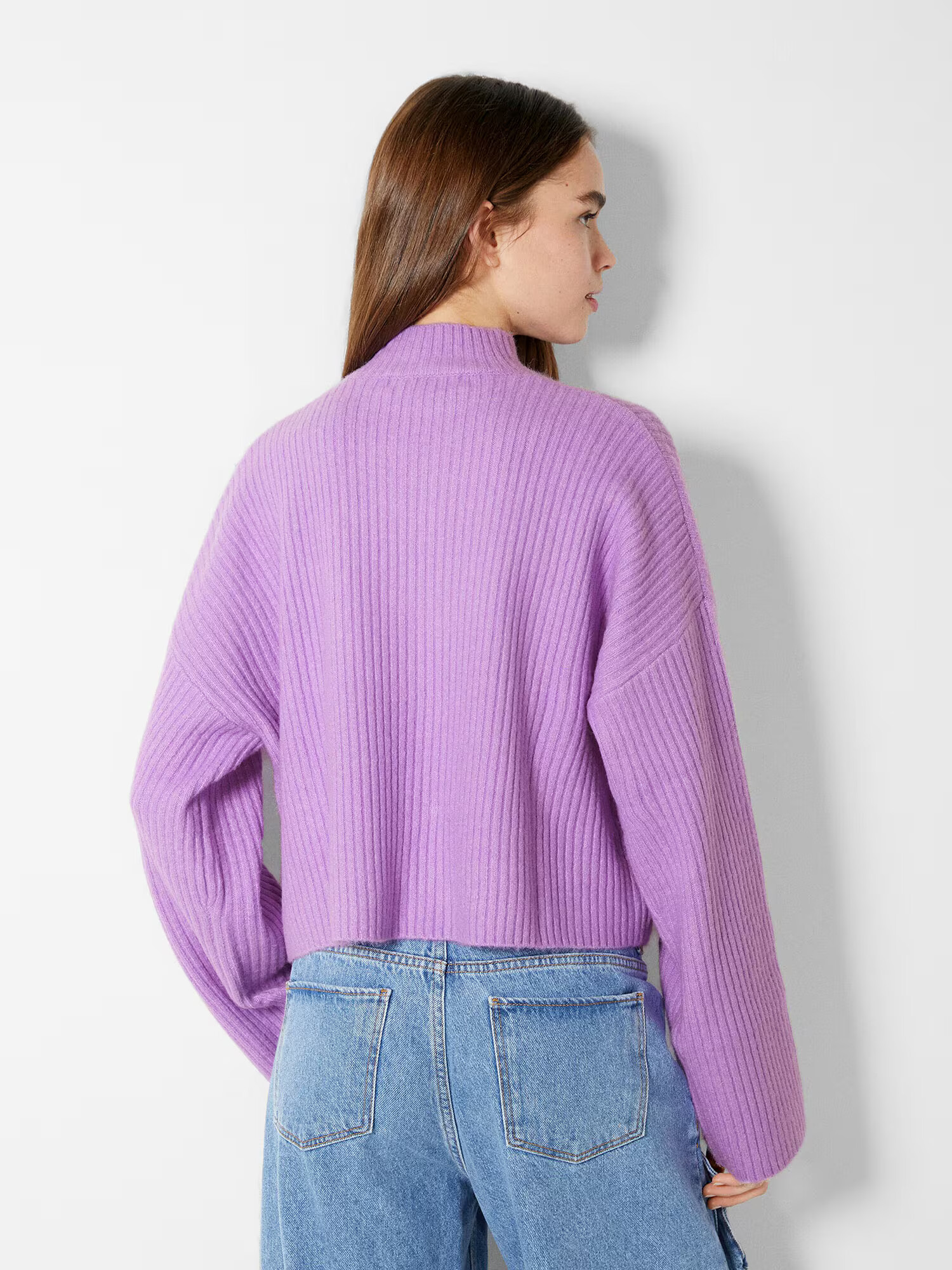 Bershka Pulover mauve - Pled.ro