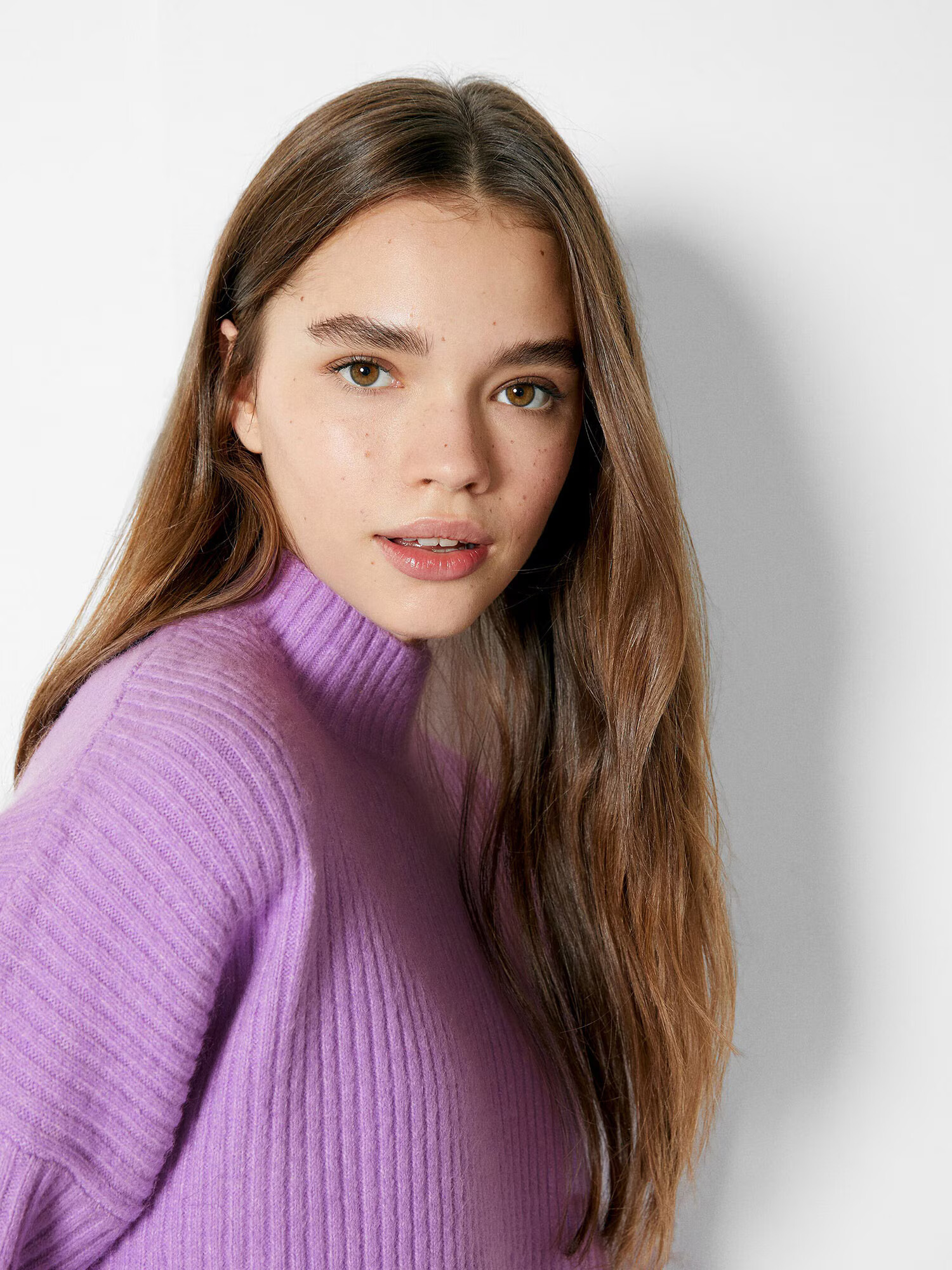 Bershka Pulover mauve - Pled.ro