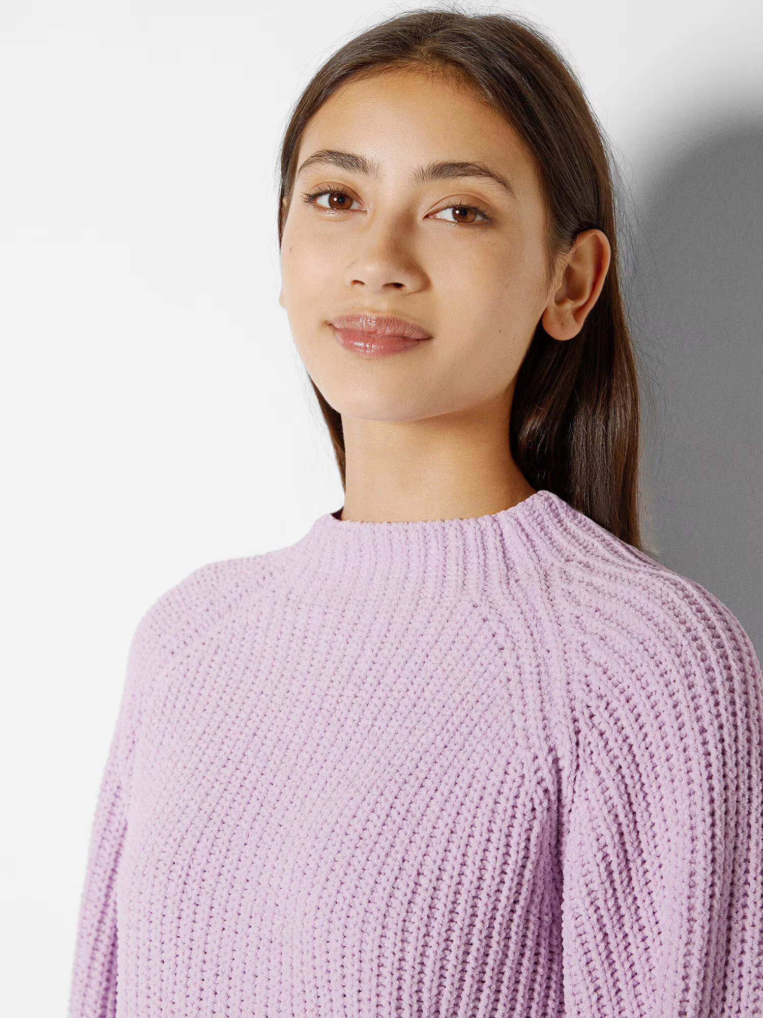 Bershka Pulover mauve - Pled.ro