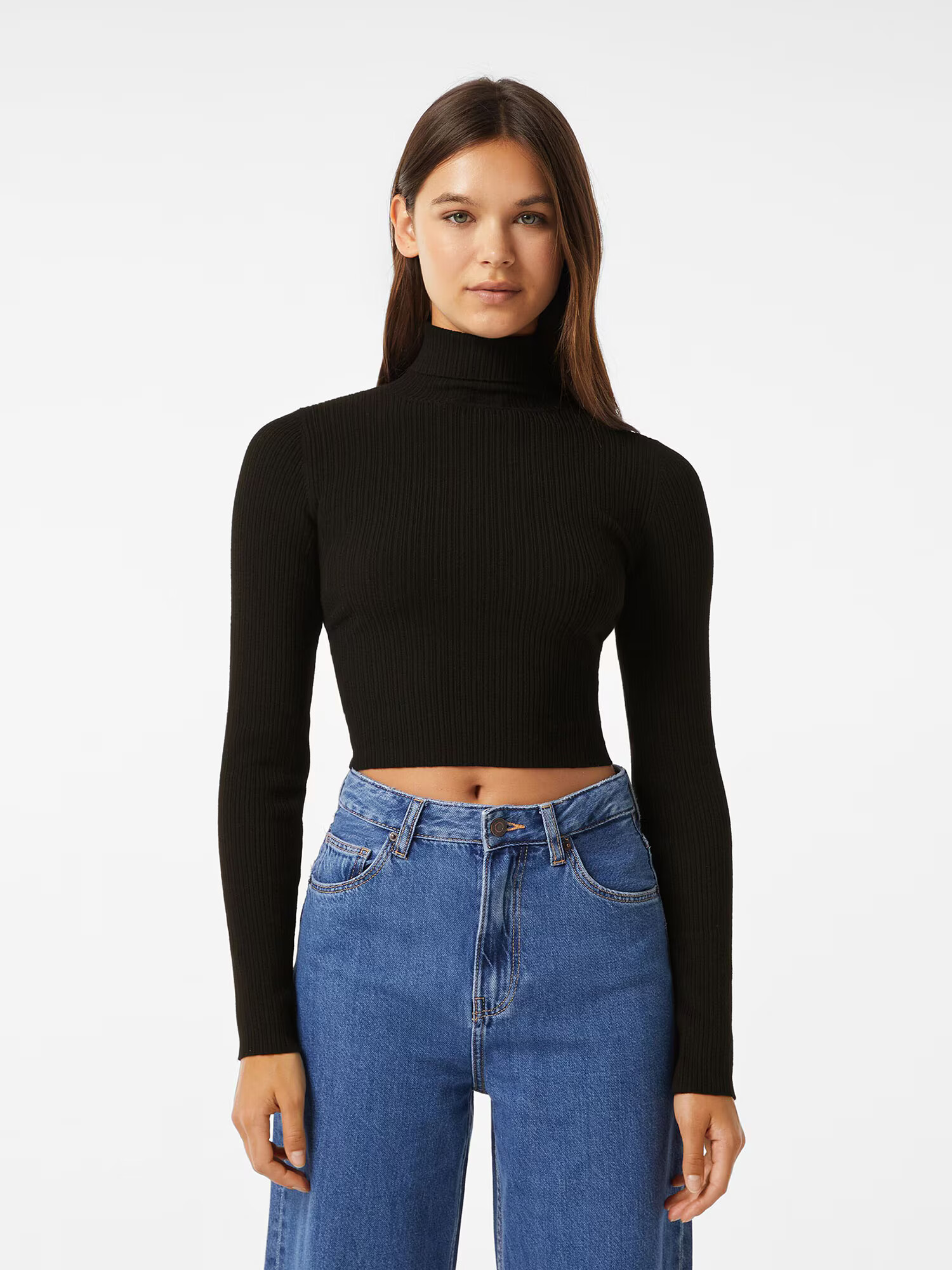 Bershka Pulover negru - Pled.ro